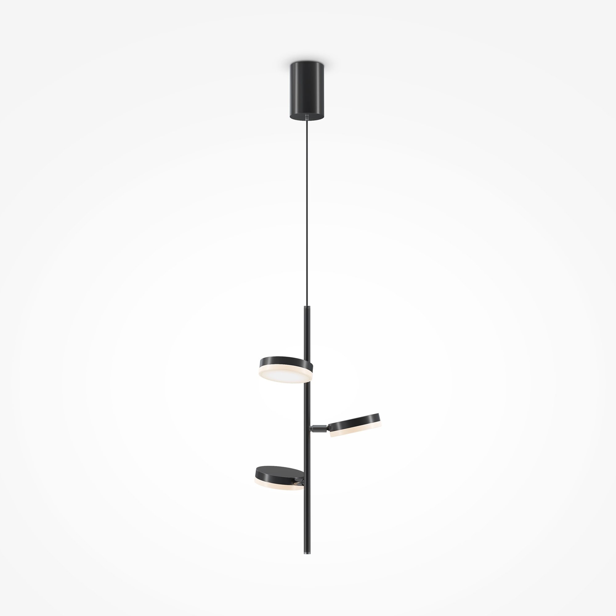 Modern Fad Pendant Lamp - Matt Black