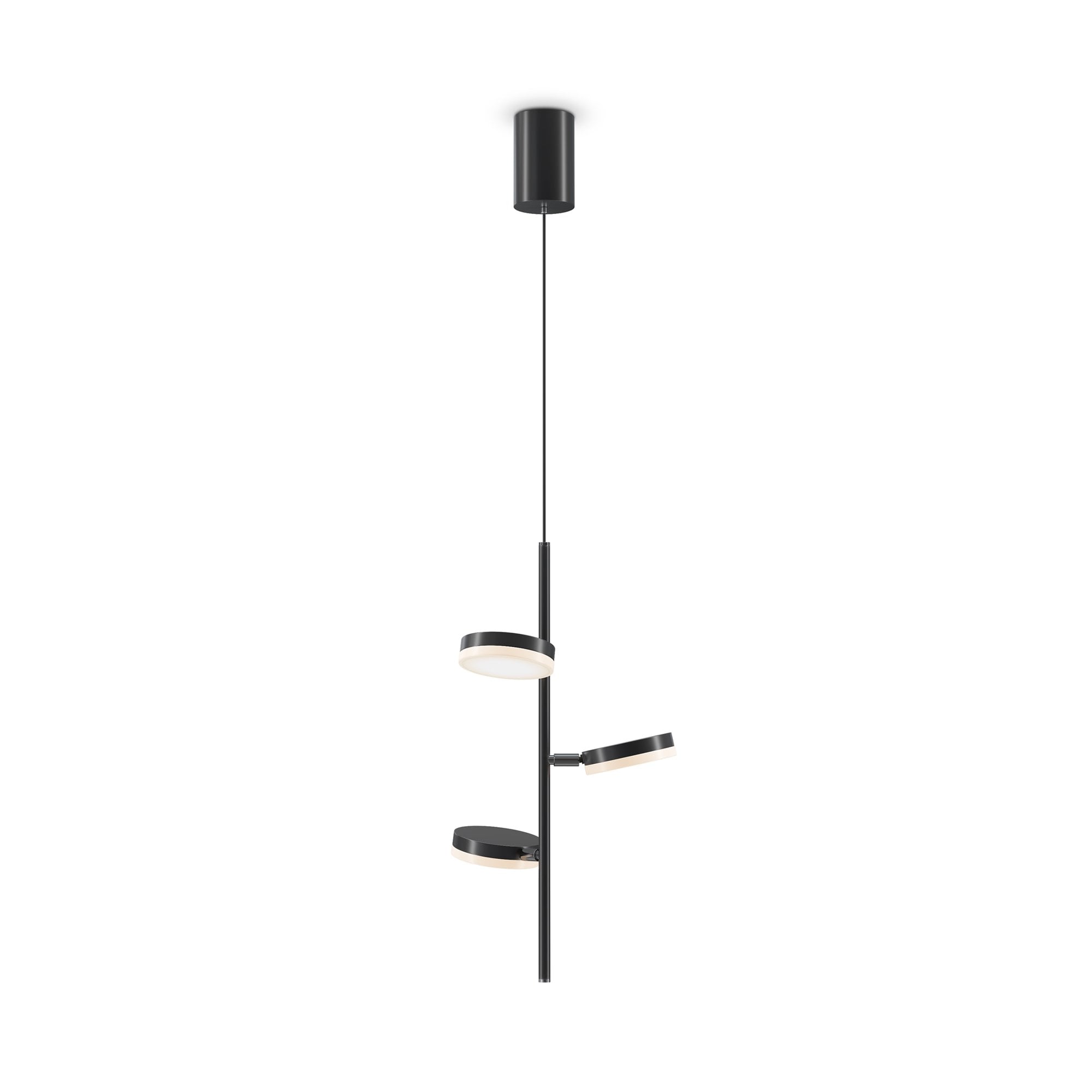 Modern Fad Pendant Lamp - Matt Black