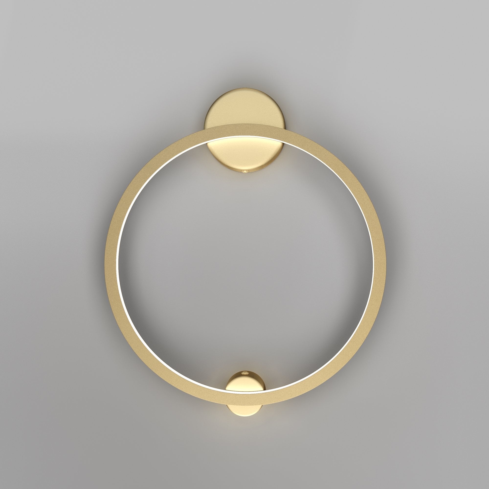 Modern Halo Wall Lamp - Brass