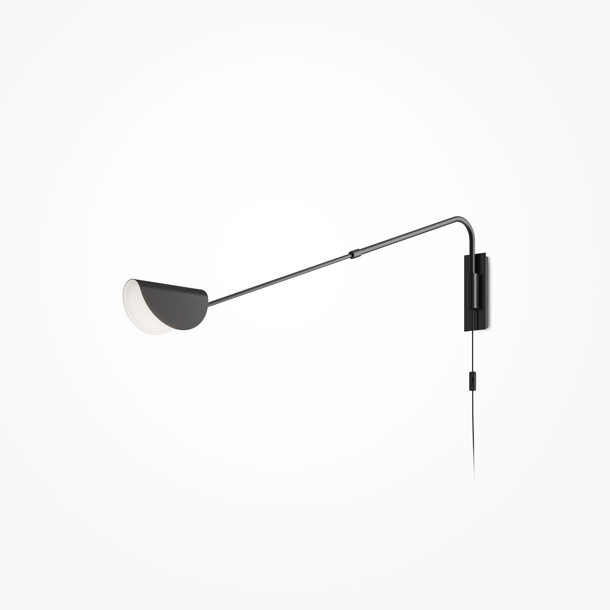 Modern Mollis Wall Lamp - Black