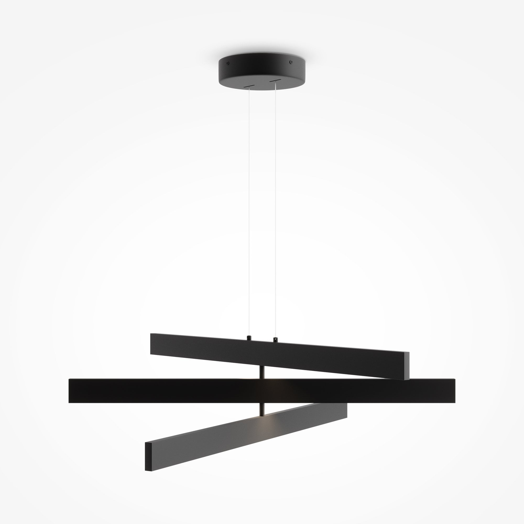 Modern Origami Pendant Lamp - Black