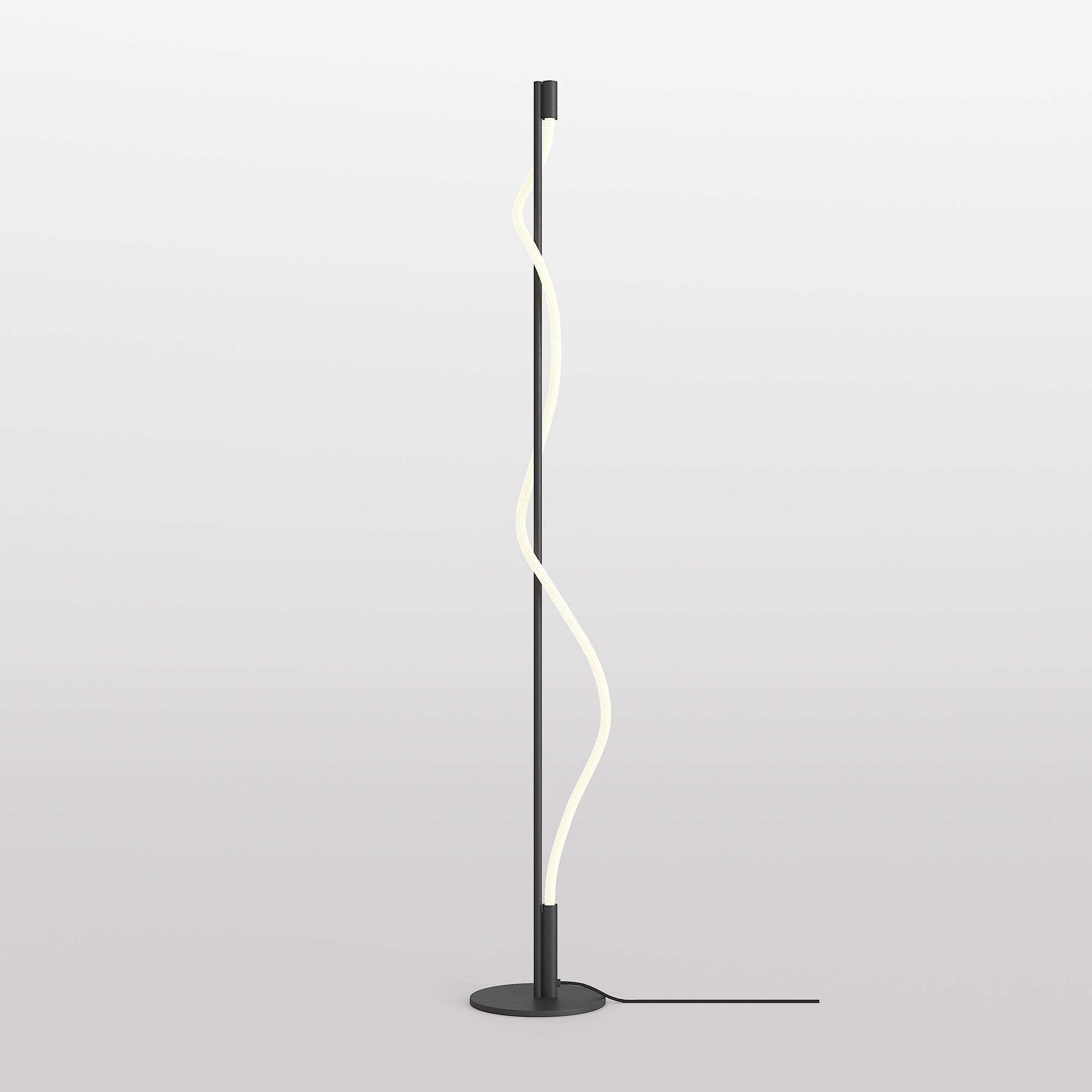 Modern Tau Floor lamp - Black