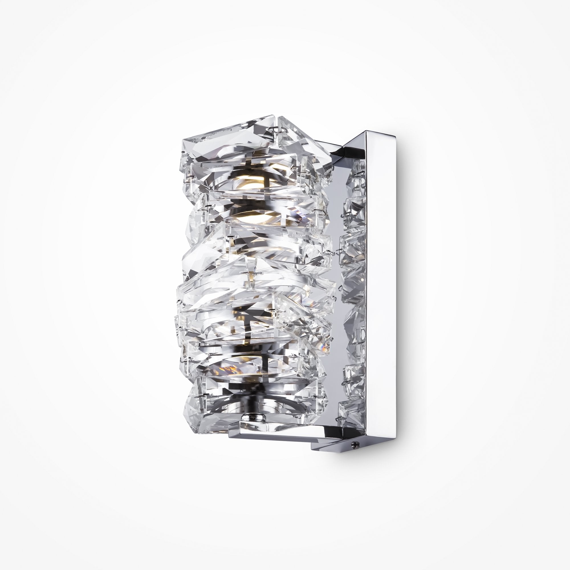 Modern Coil Wall Lamp - Chrome