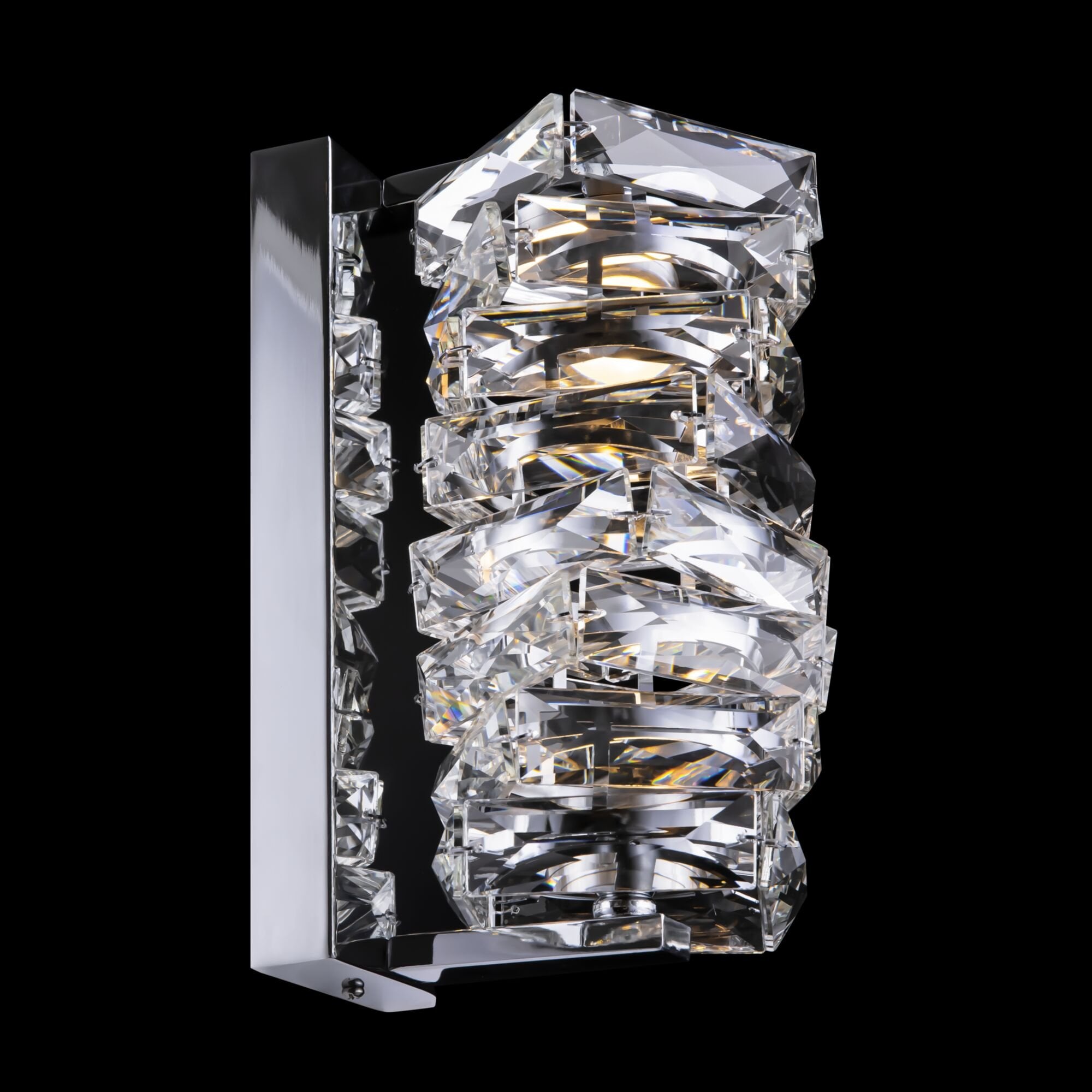 Modern Coil Wall Lamp - Chrome