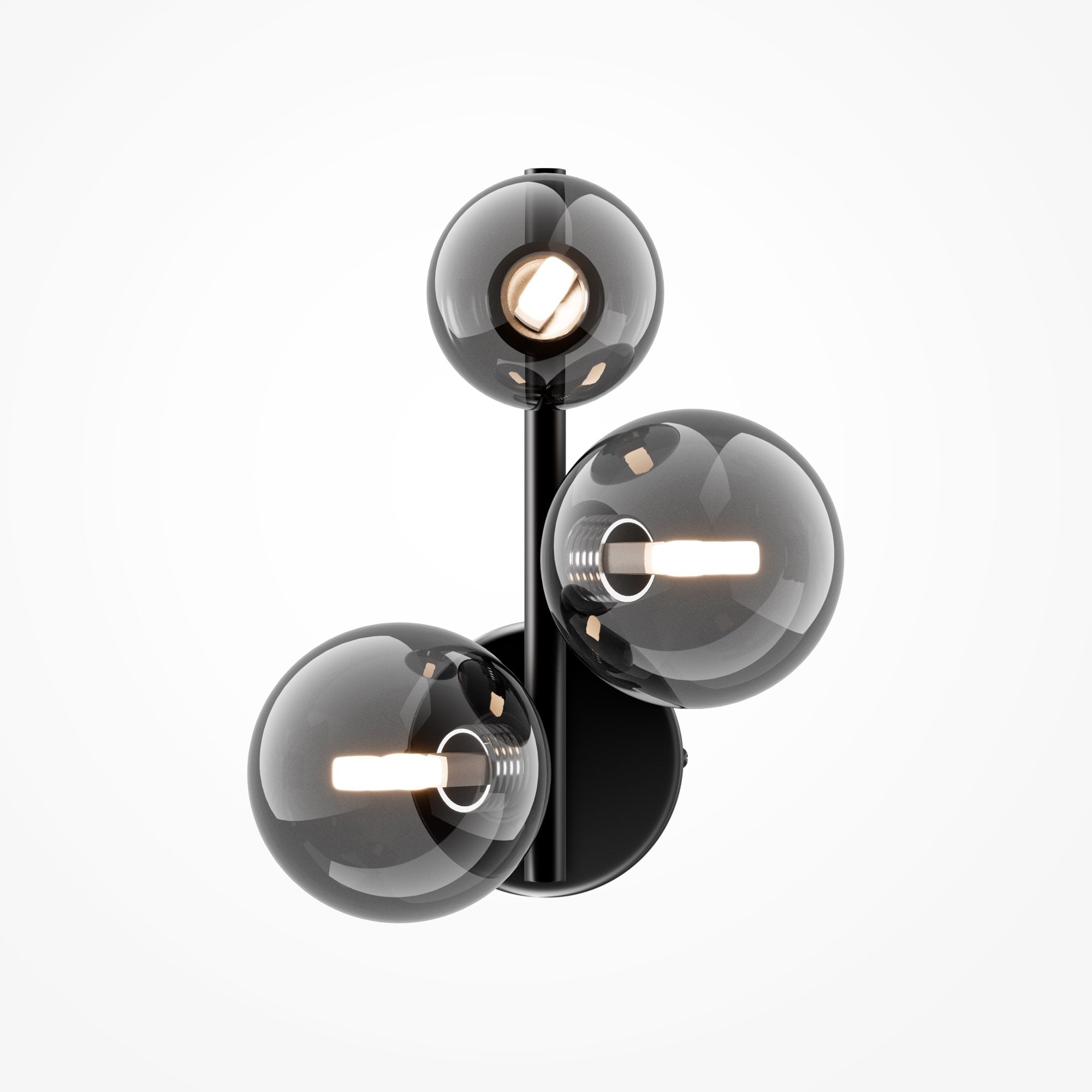 Modern Dallas Wall Lamp - Black