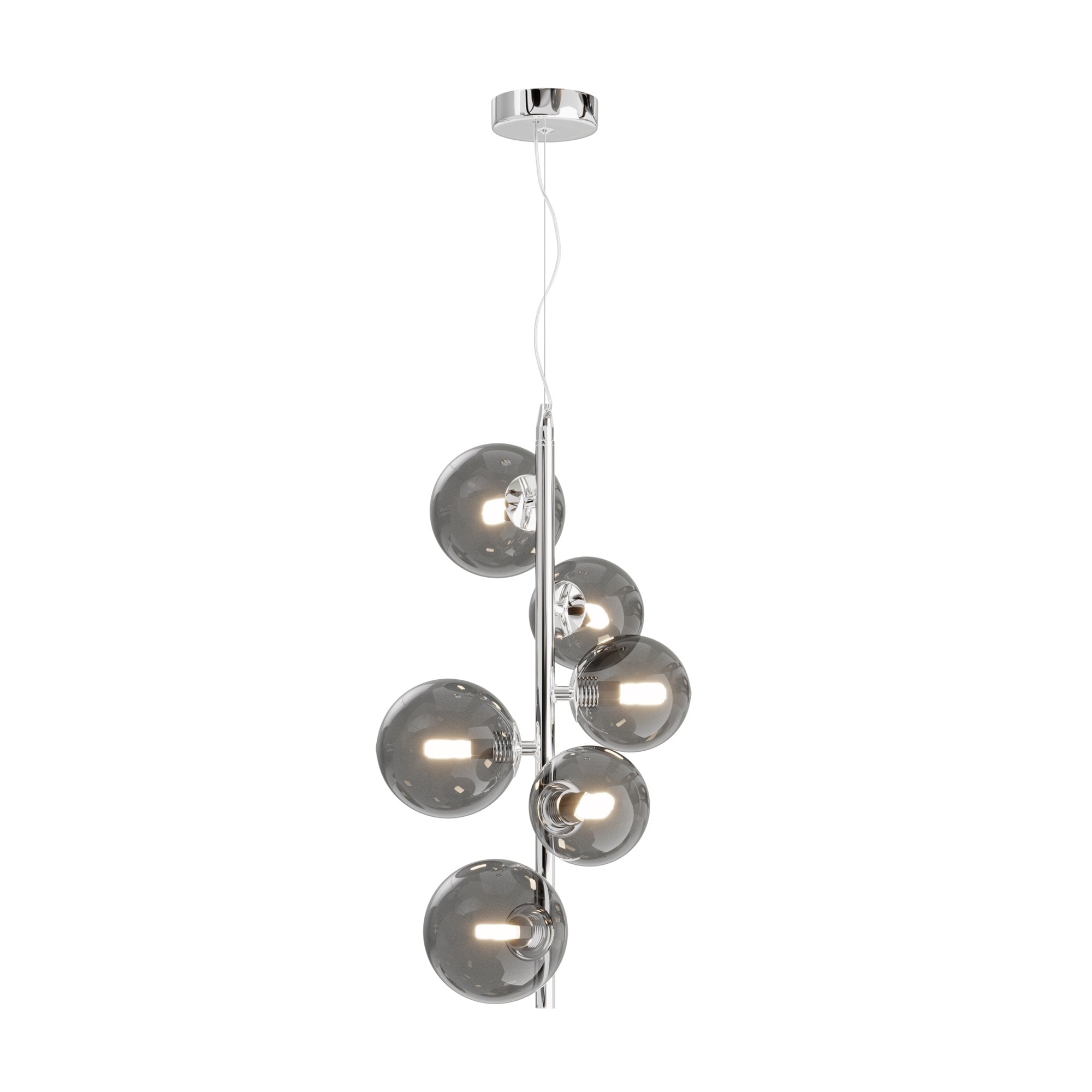 Modern Dallas Pendant Lamp - Chrome