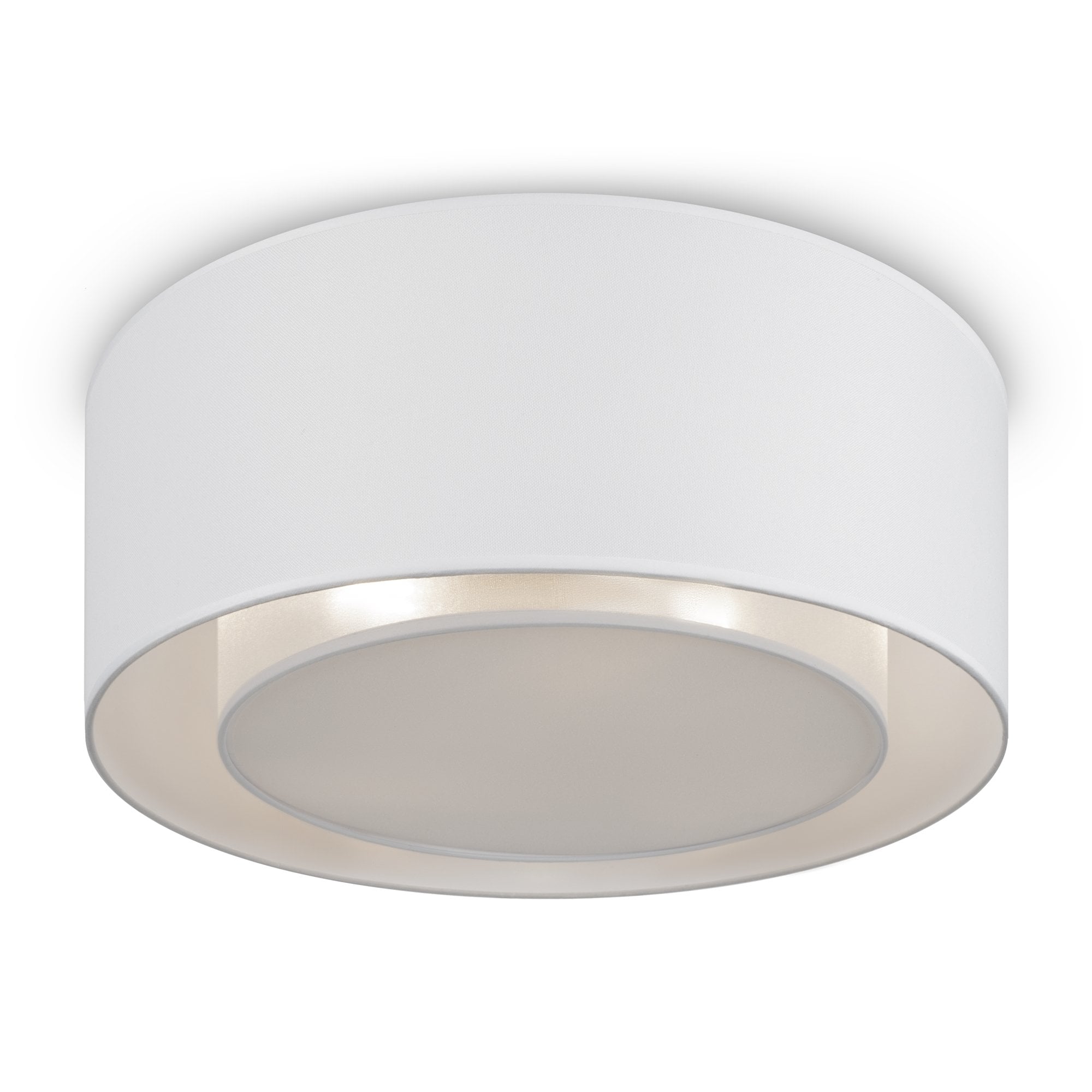 Modern Bergamo Ceiling Lamp - White