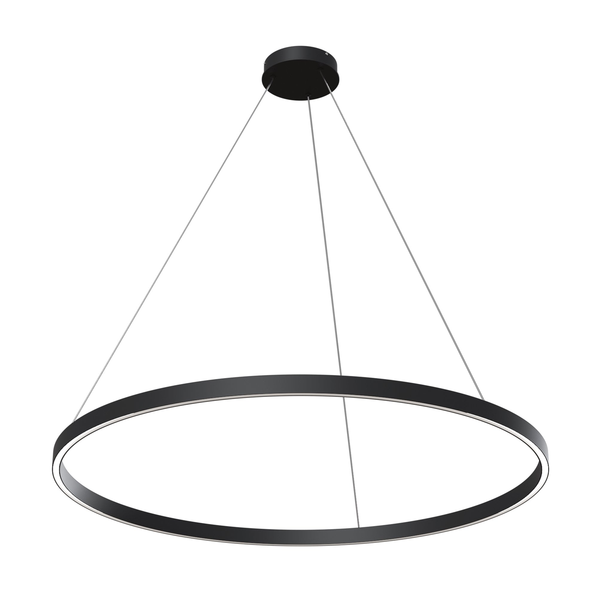 Modern Rim Pendant Lamp - Black