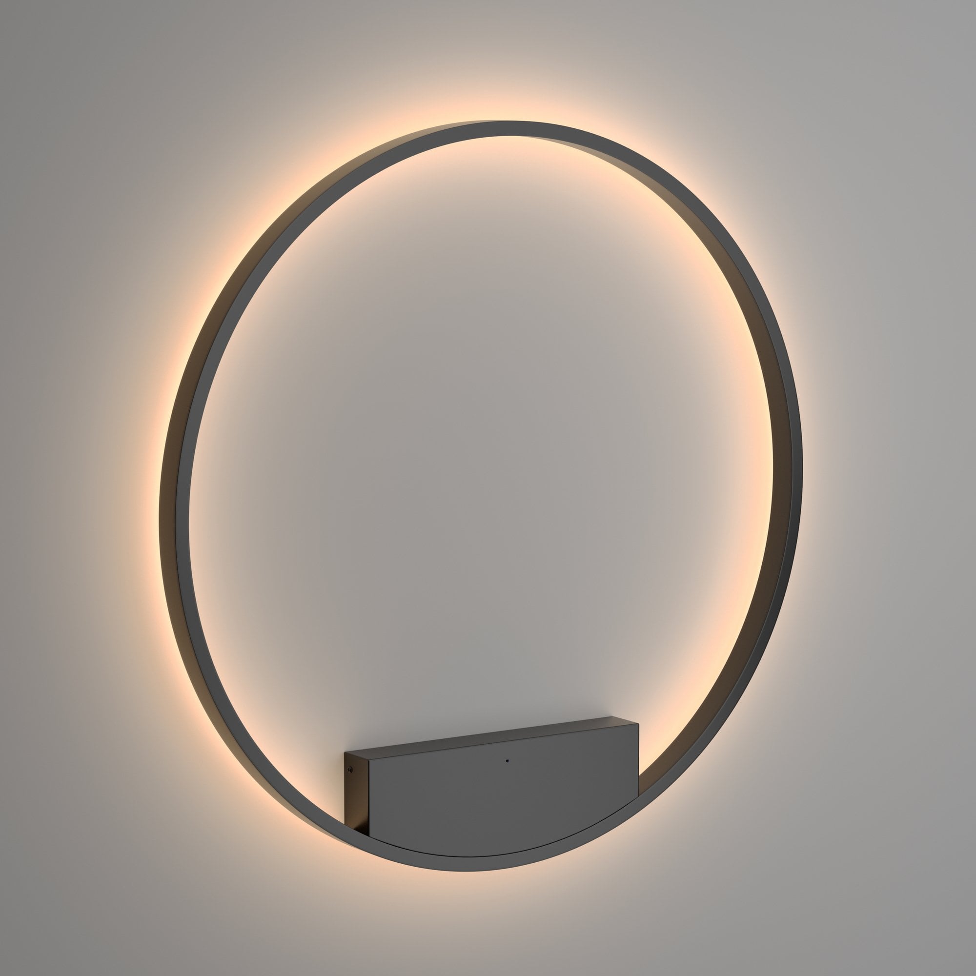 Modern Rim Wall Lamp - Black