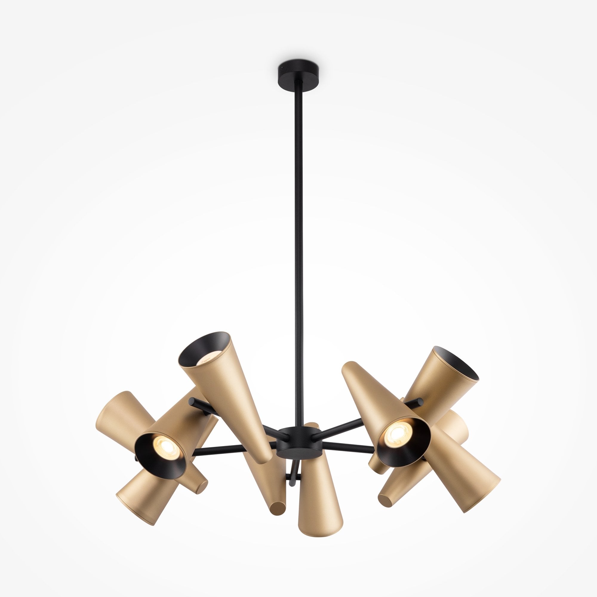 Modern Giro Pendant Lamp - Brass