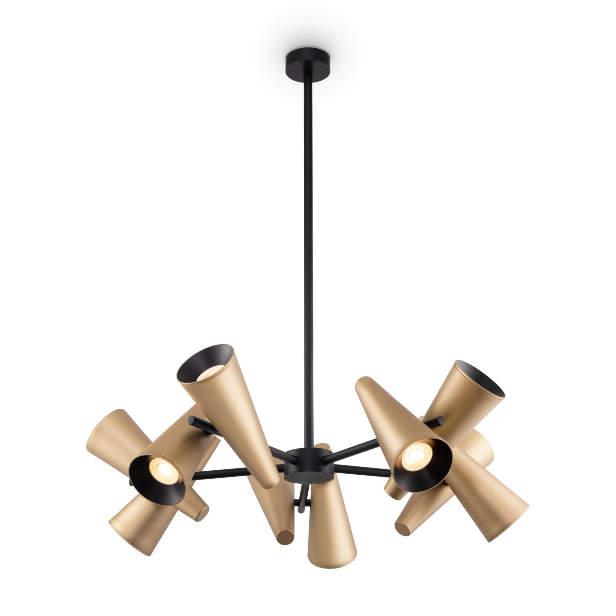 Modern Giro Pendant Lamp - Brass