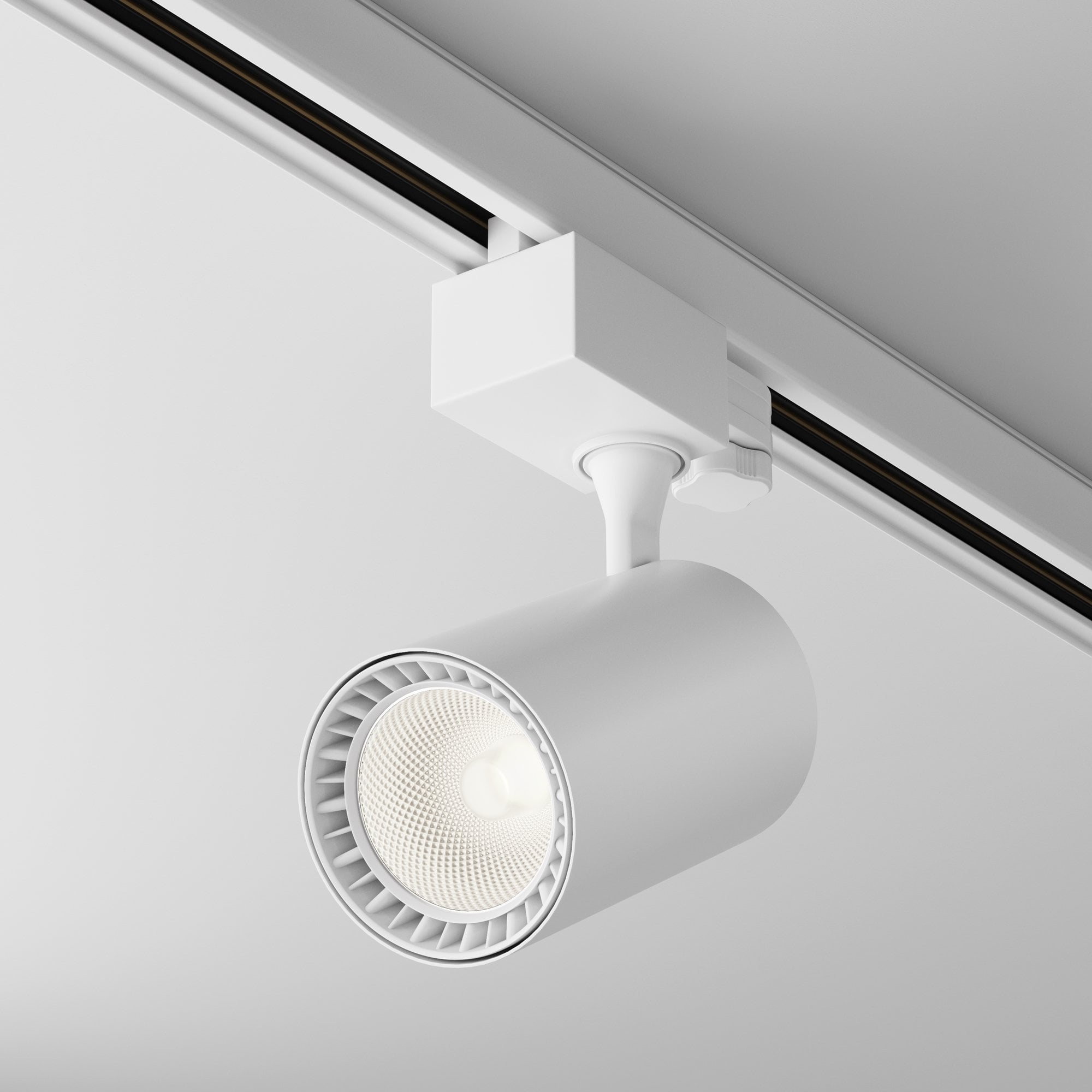 Three phase track system Trinity Vuoro Track Lighting - White