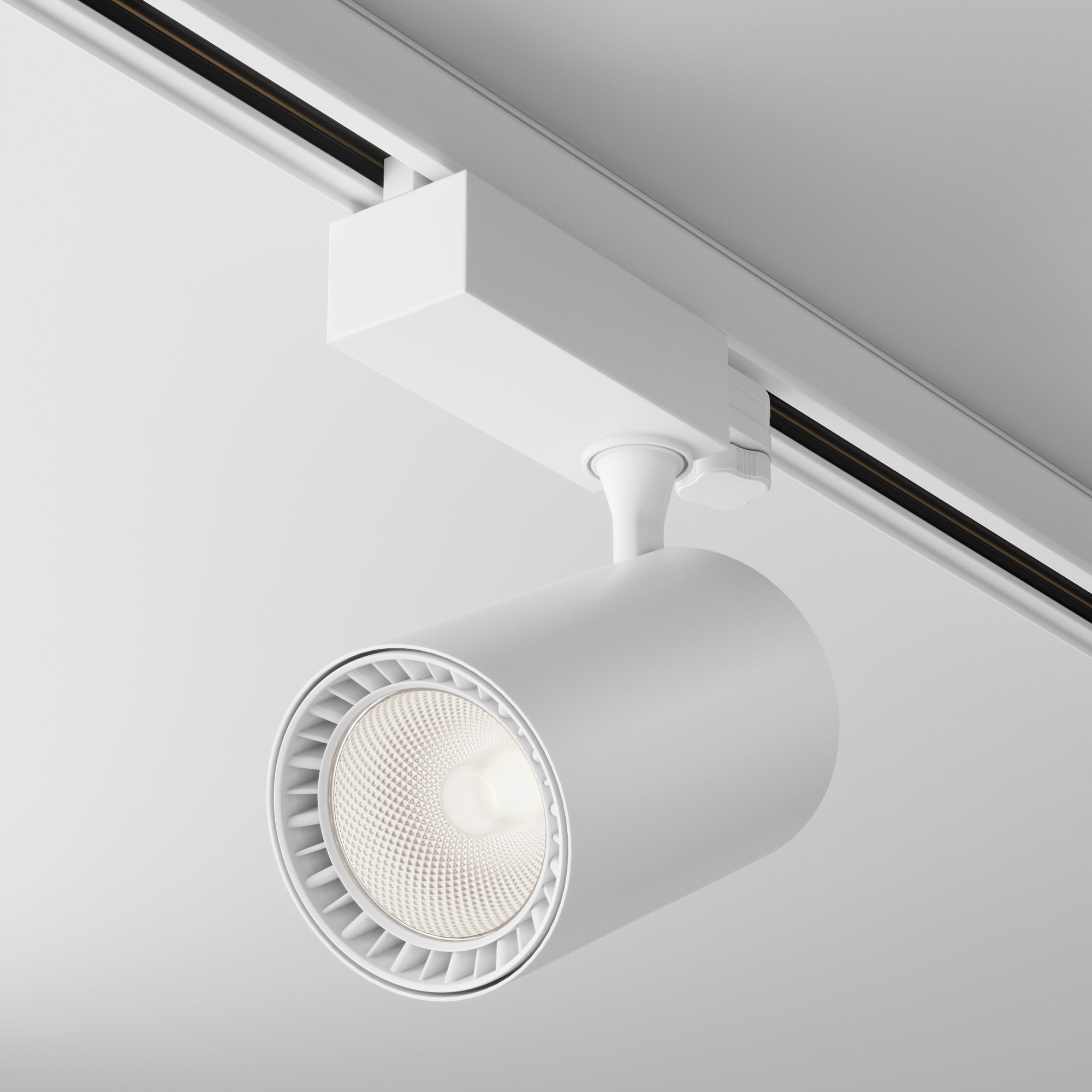 Three phase track system Trinity Vuoro Track Lighting - White