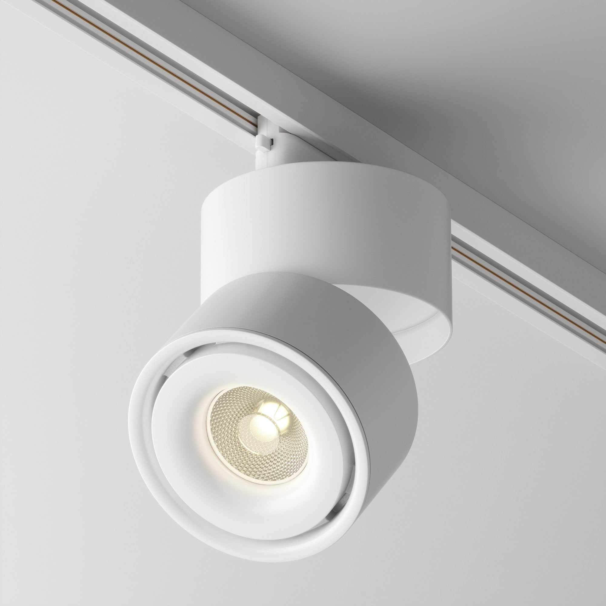 1 phase track system UNITY Yin Track Lighting - White