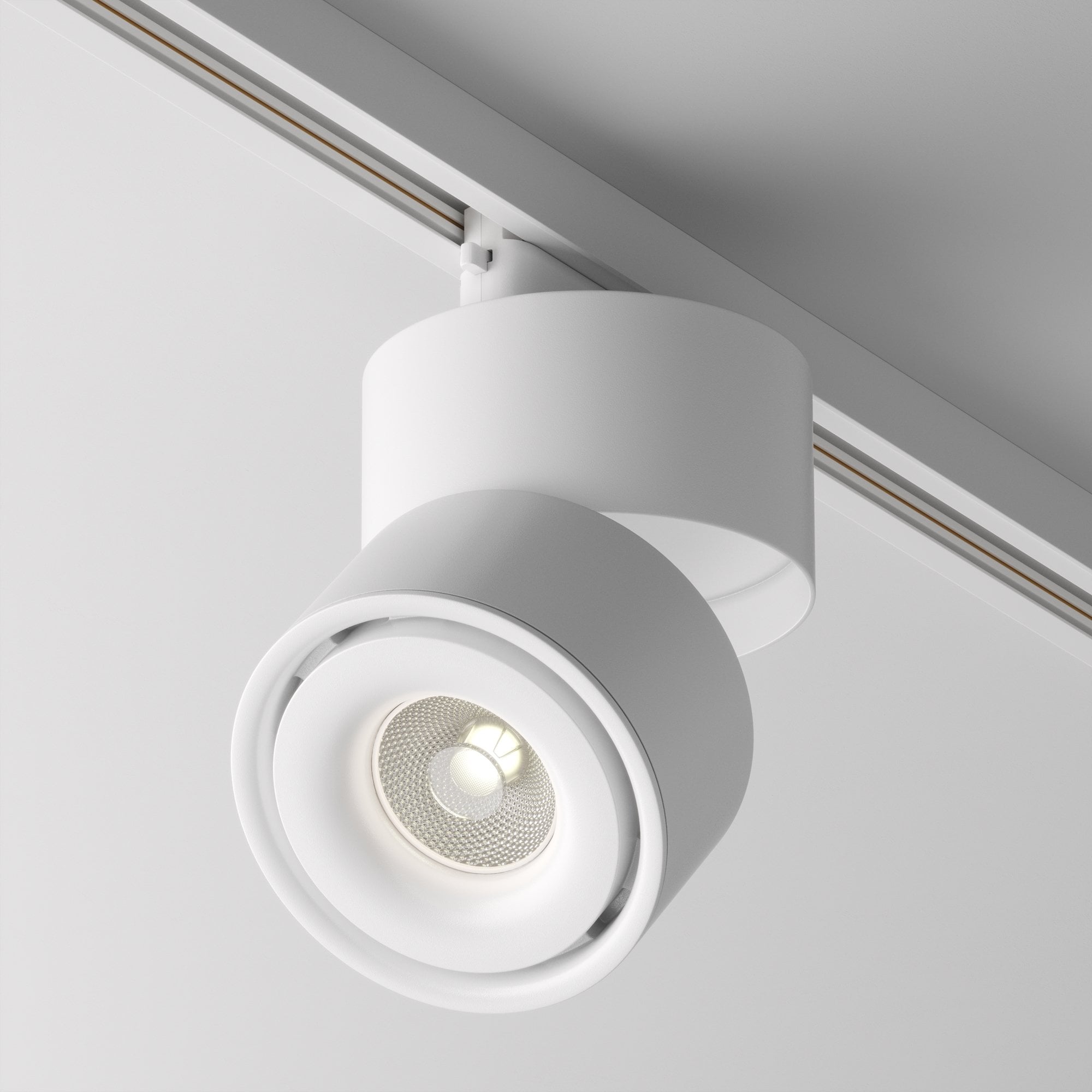 1 phase track system UNITY Yin Track Lighting - White