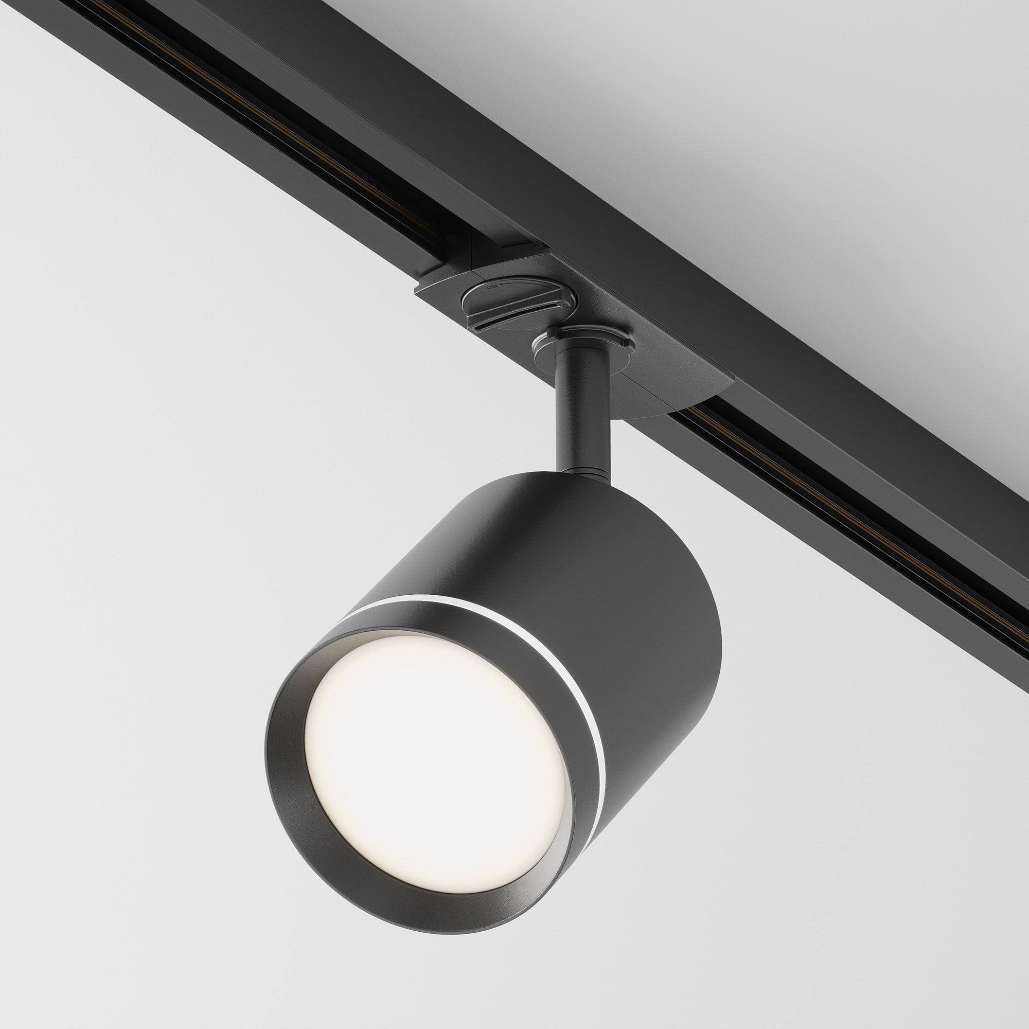 1 phase track system UNITY Orlo Track Lighting - Black