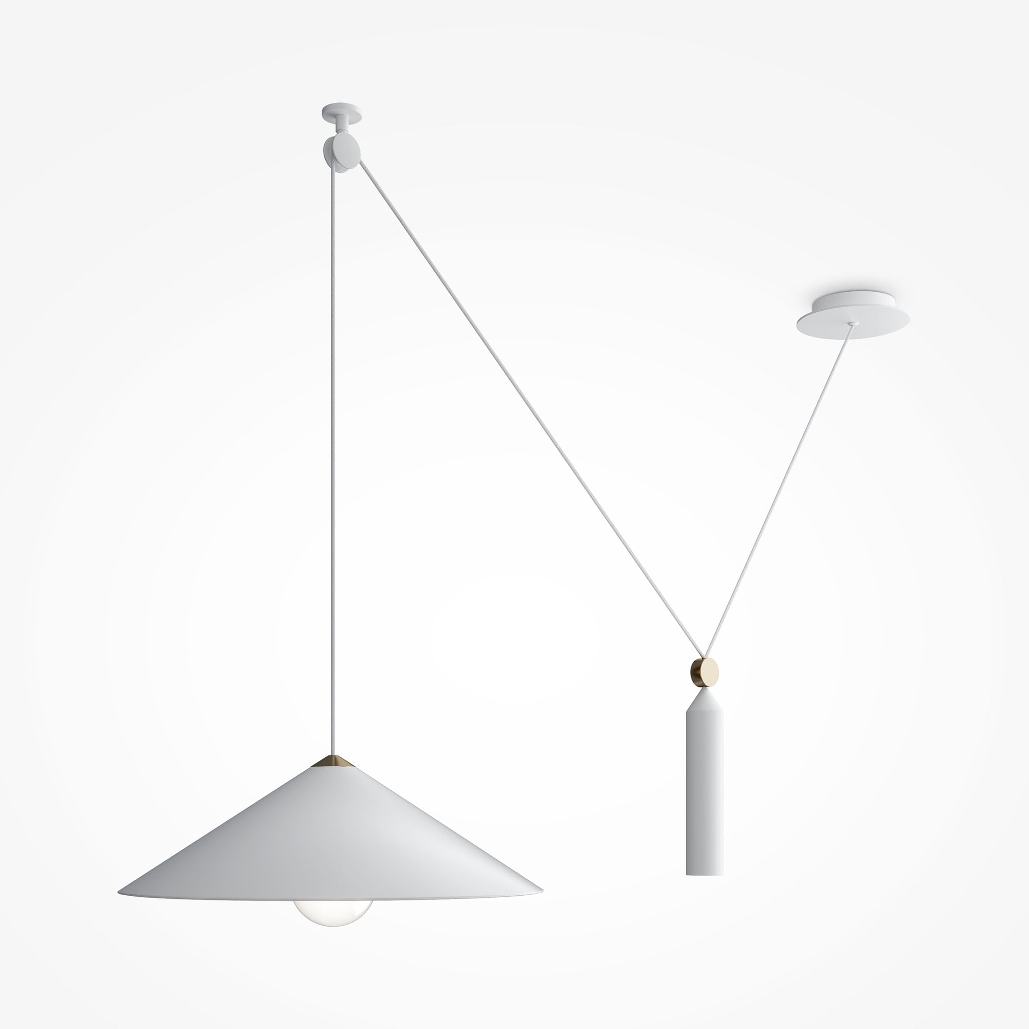 Pendant Peso Pendant Lamp - White