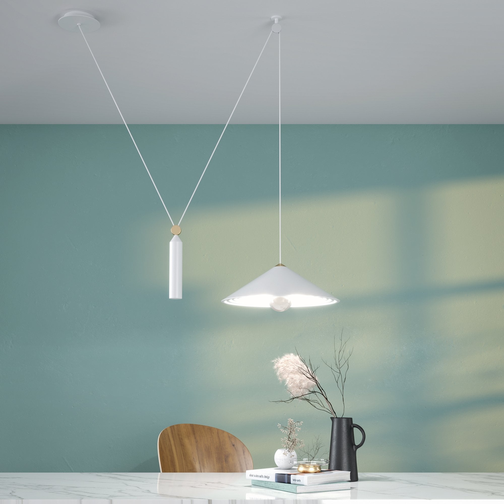 Pendant Peso Pendant Lamp - White