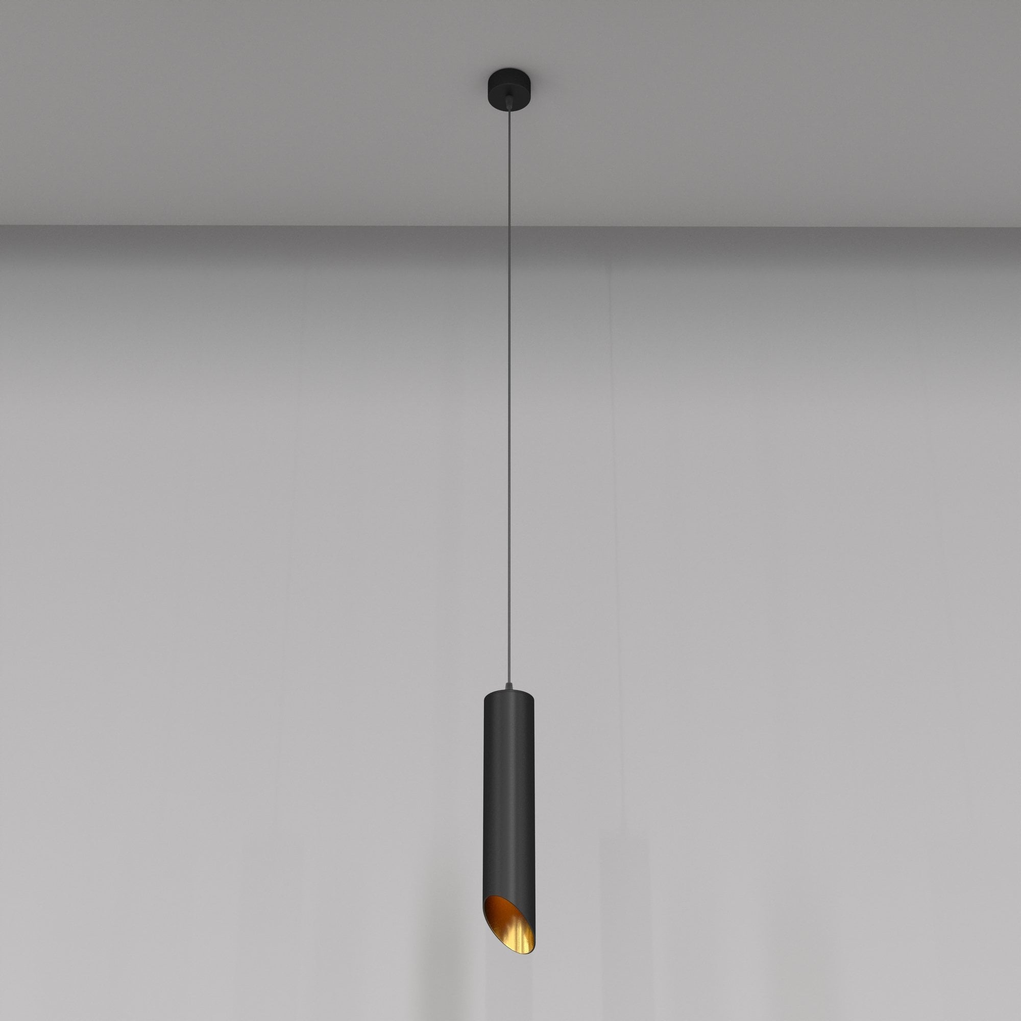 Pendant Lipari Pendant Lamp - Black with Gold