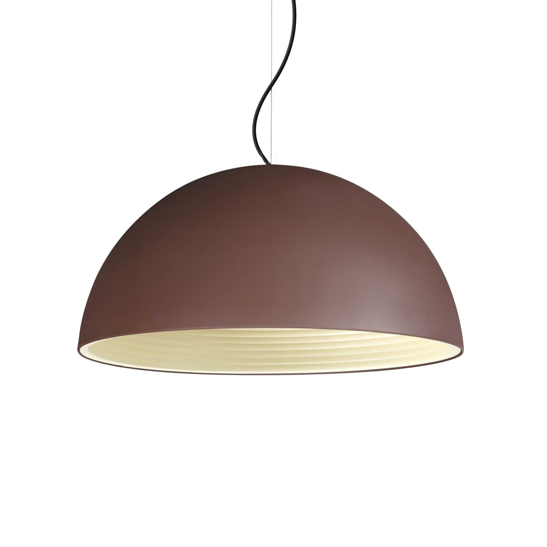 FOLK Pendant Light with 1 Bulb D50 Coffee