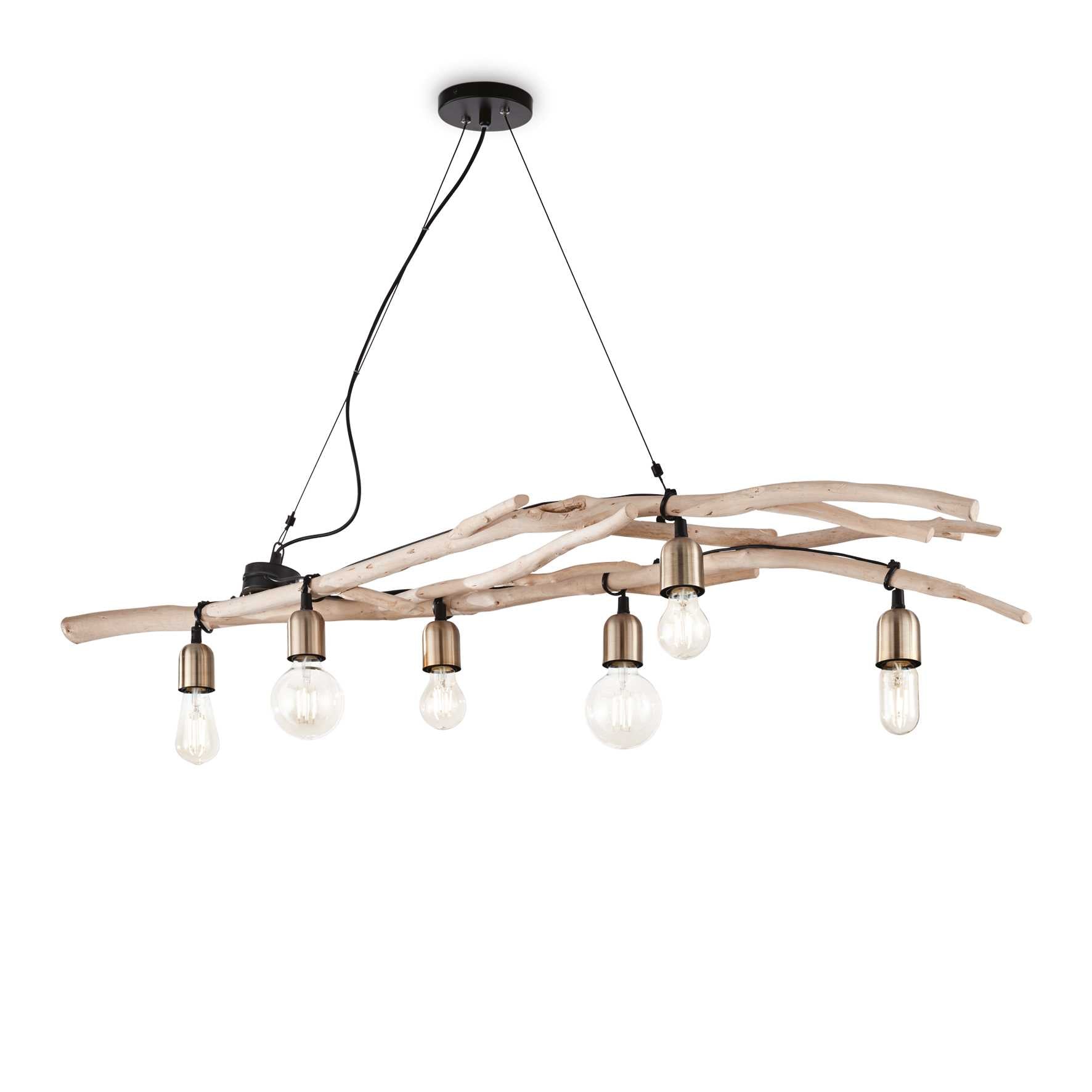 DRIFTWOOD Pendant Light with 6 Bulbs