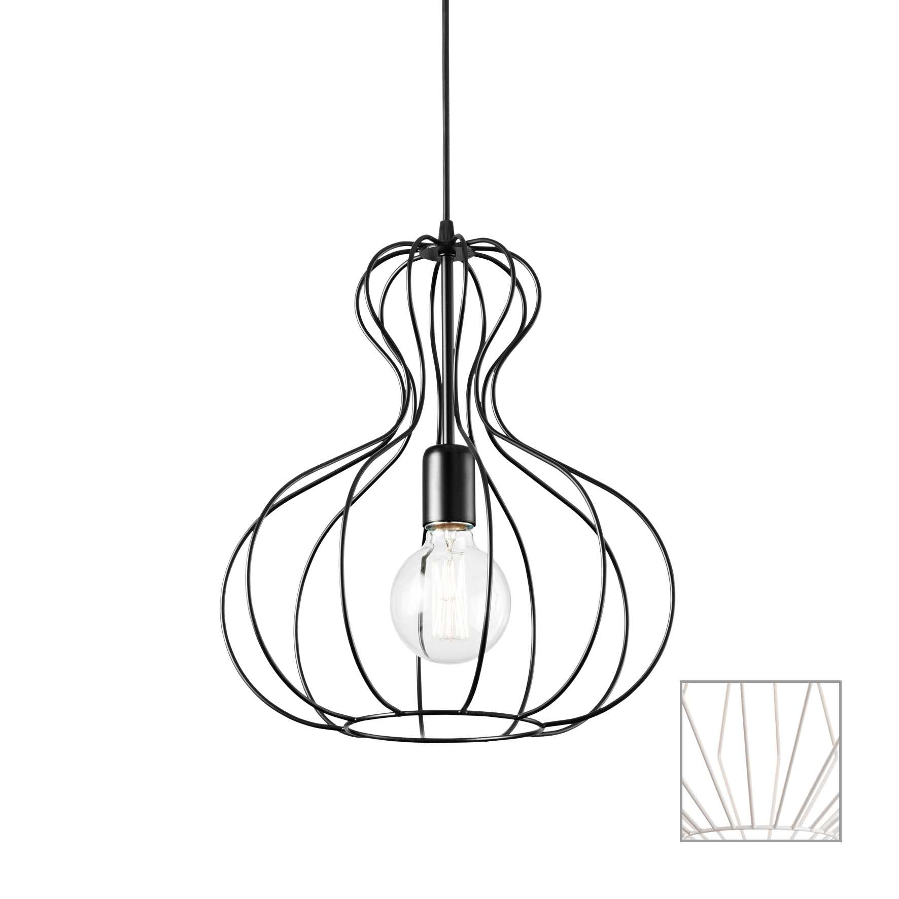 AMPOLLA-1 Pendant Light with 1 Bulb White