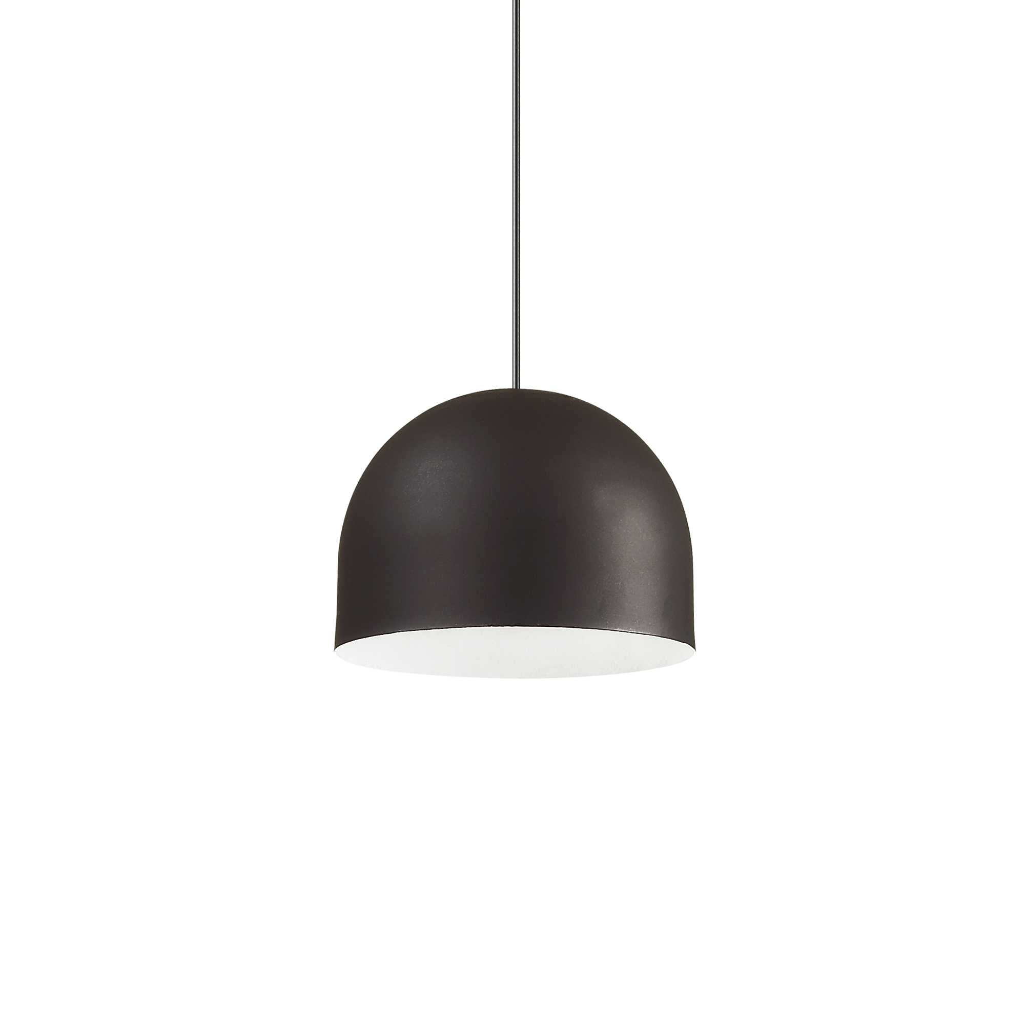 TALL Pendant Light with 1 Bulb BIG Black