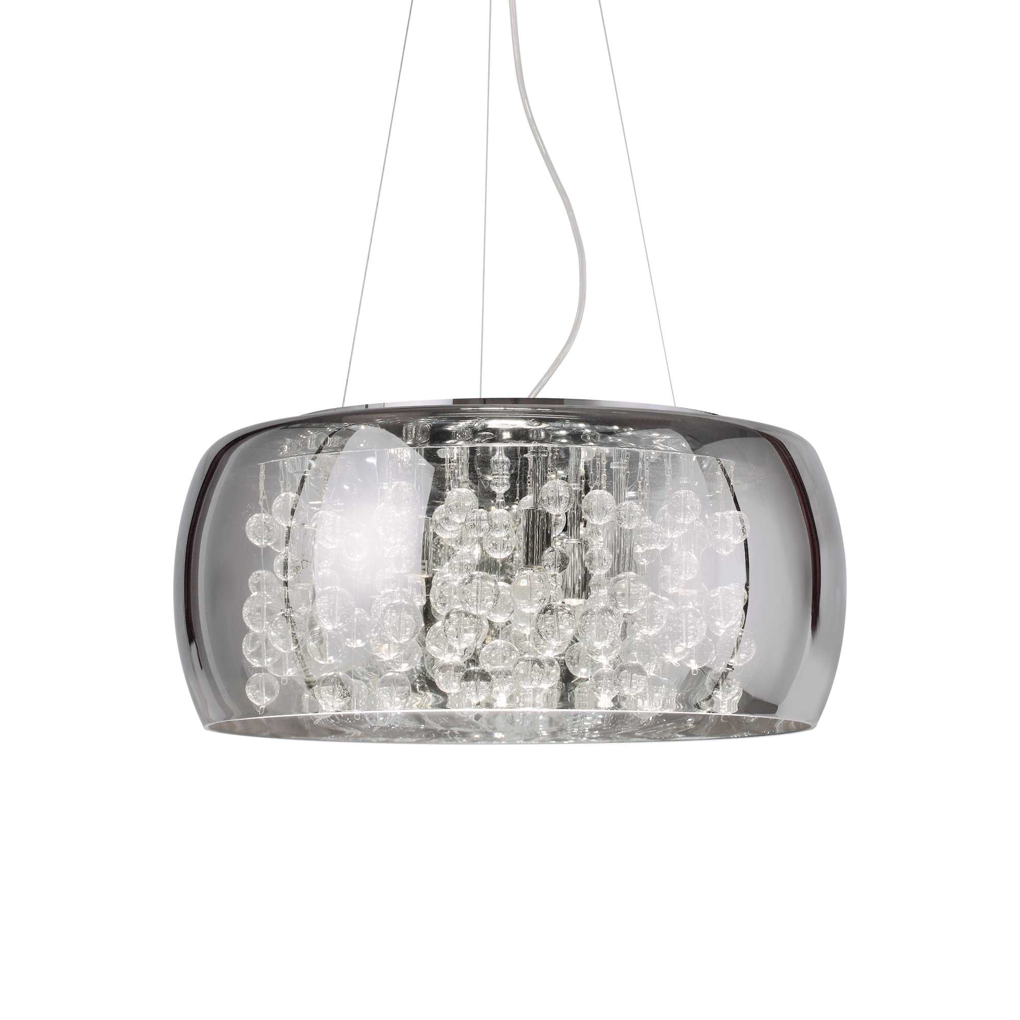 AUDI-80 Pendant Light with 8 Bulbs Smoked