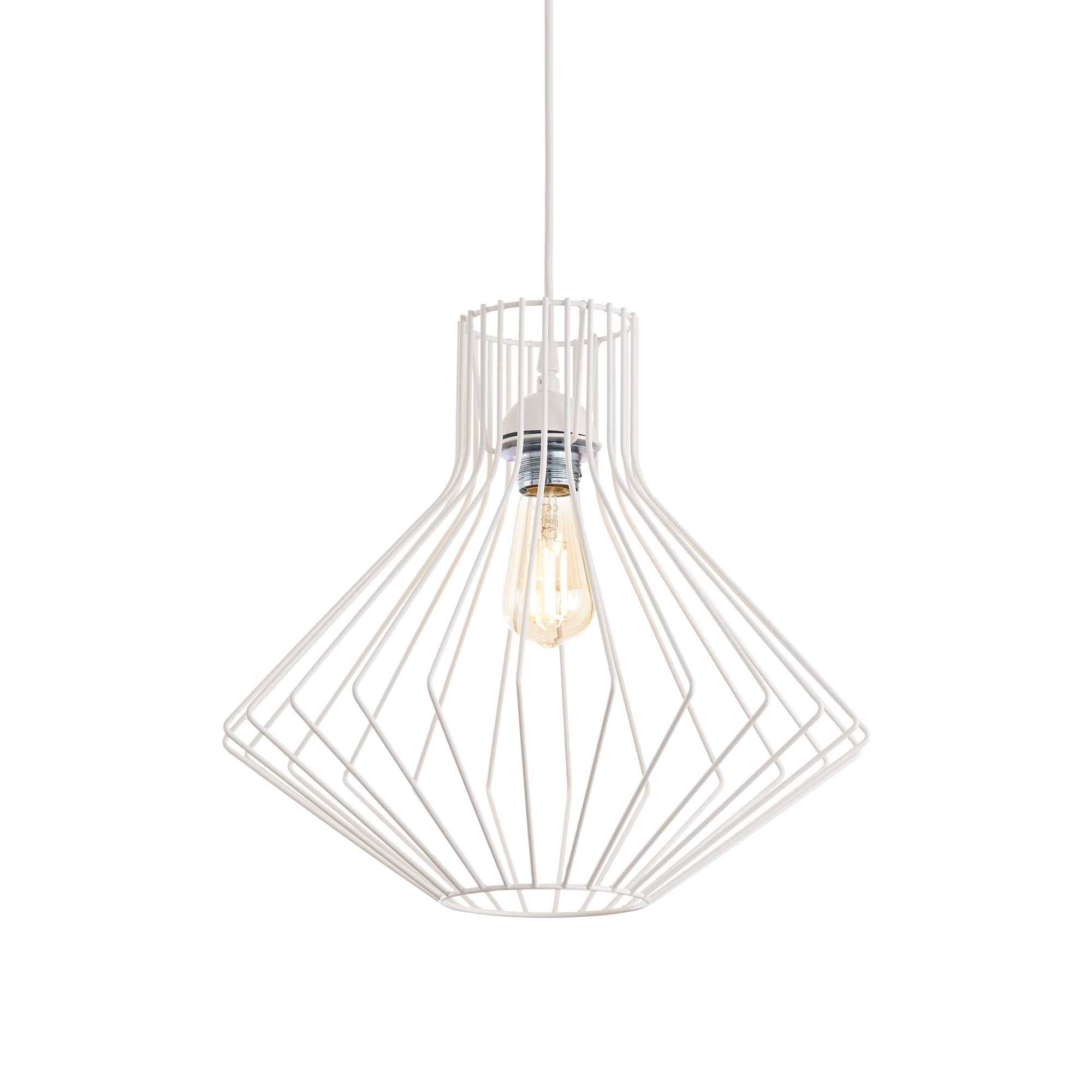 AMPOLLA-4 Pendant Light with 1 Bulb White