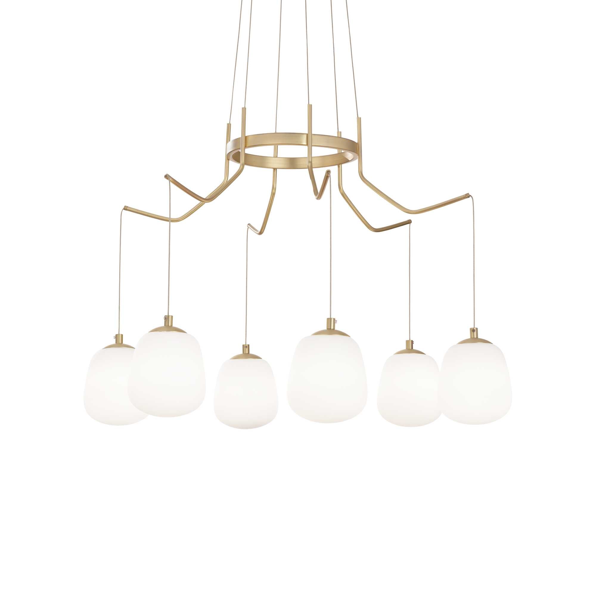 KAROUSEL Pendant Light with 6 Bulbs