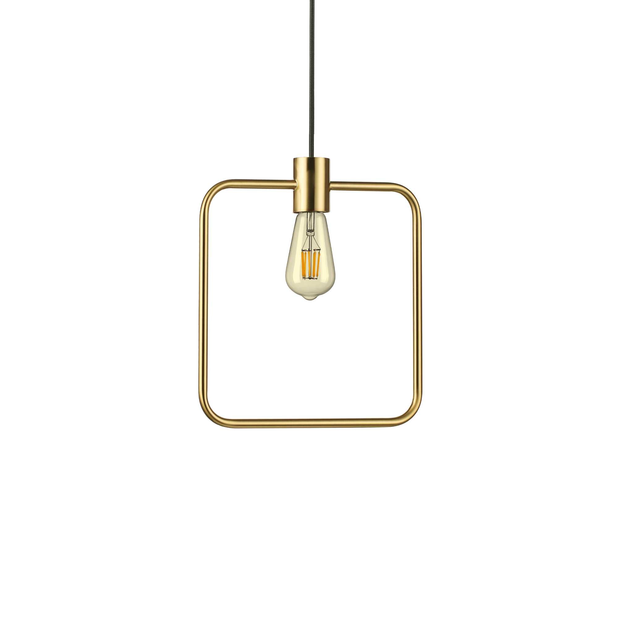 ABC Pendant Light with 1 Bulb SQUARE