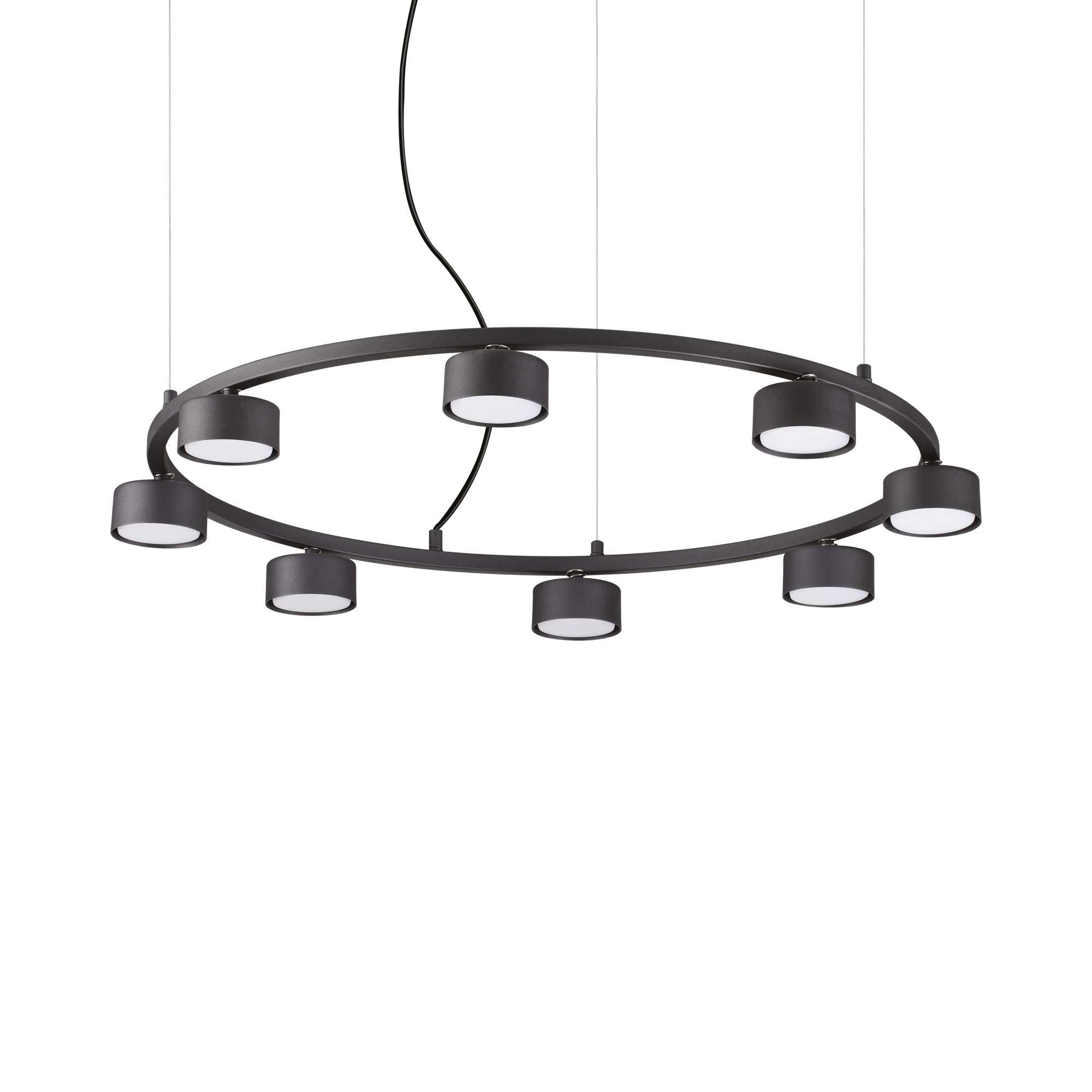 MINOR ROUND Pendant Light with 8 Bulbs