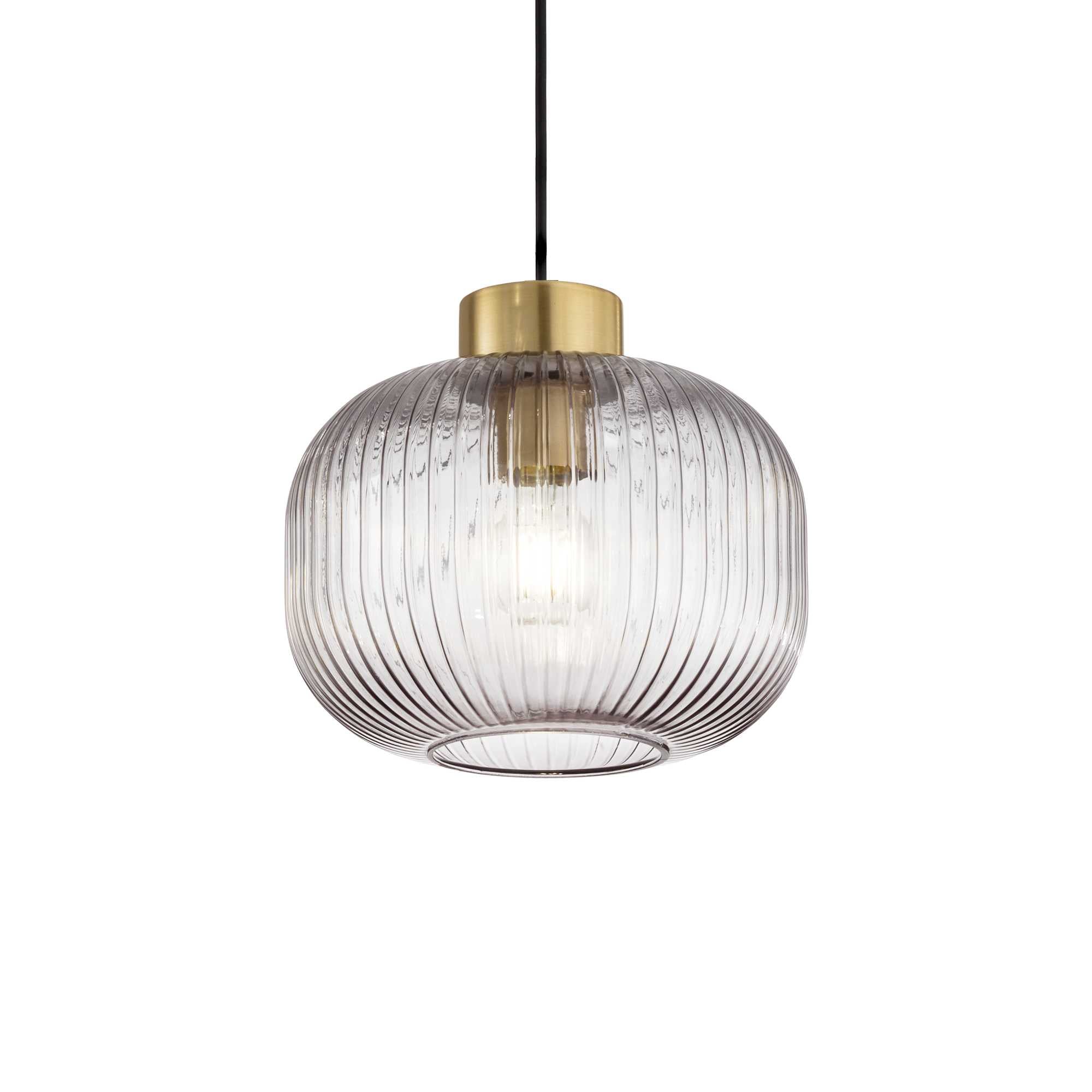 MINT-2 Pendant Light with 1 Bulb Smoked