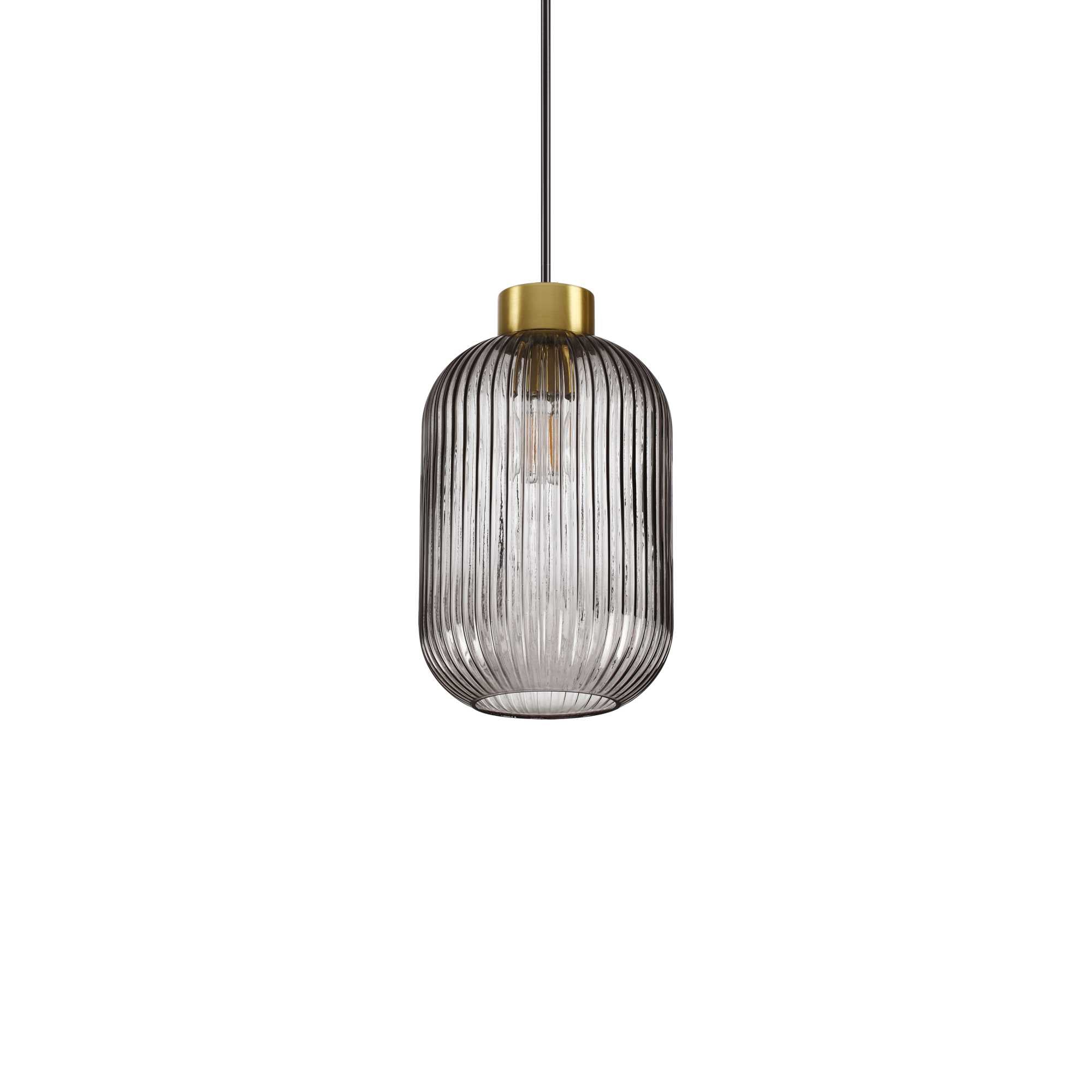 MINT-1 Pendant Light with 1 Bulb Smoked