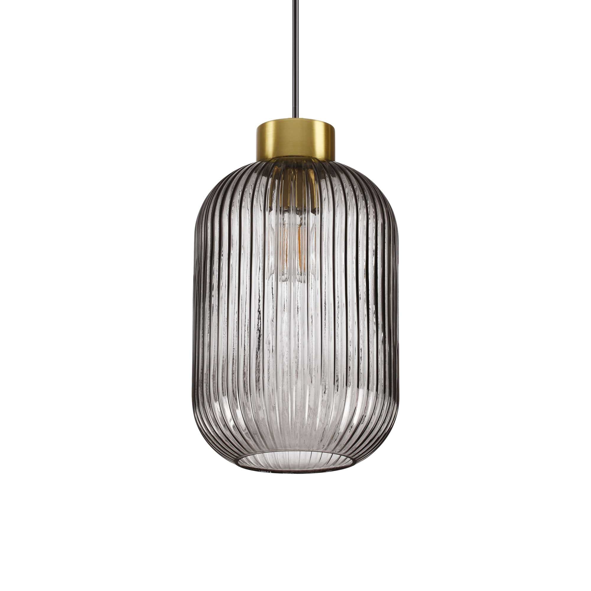 MINT-3 Pendant Light with 1 Bulb Smoked