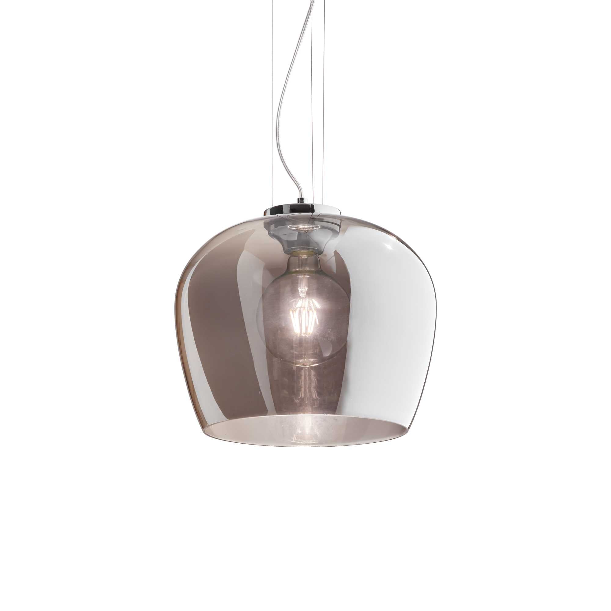 BLOSSOM Pendant Light with 1 Bulb Smoked