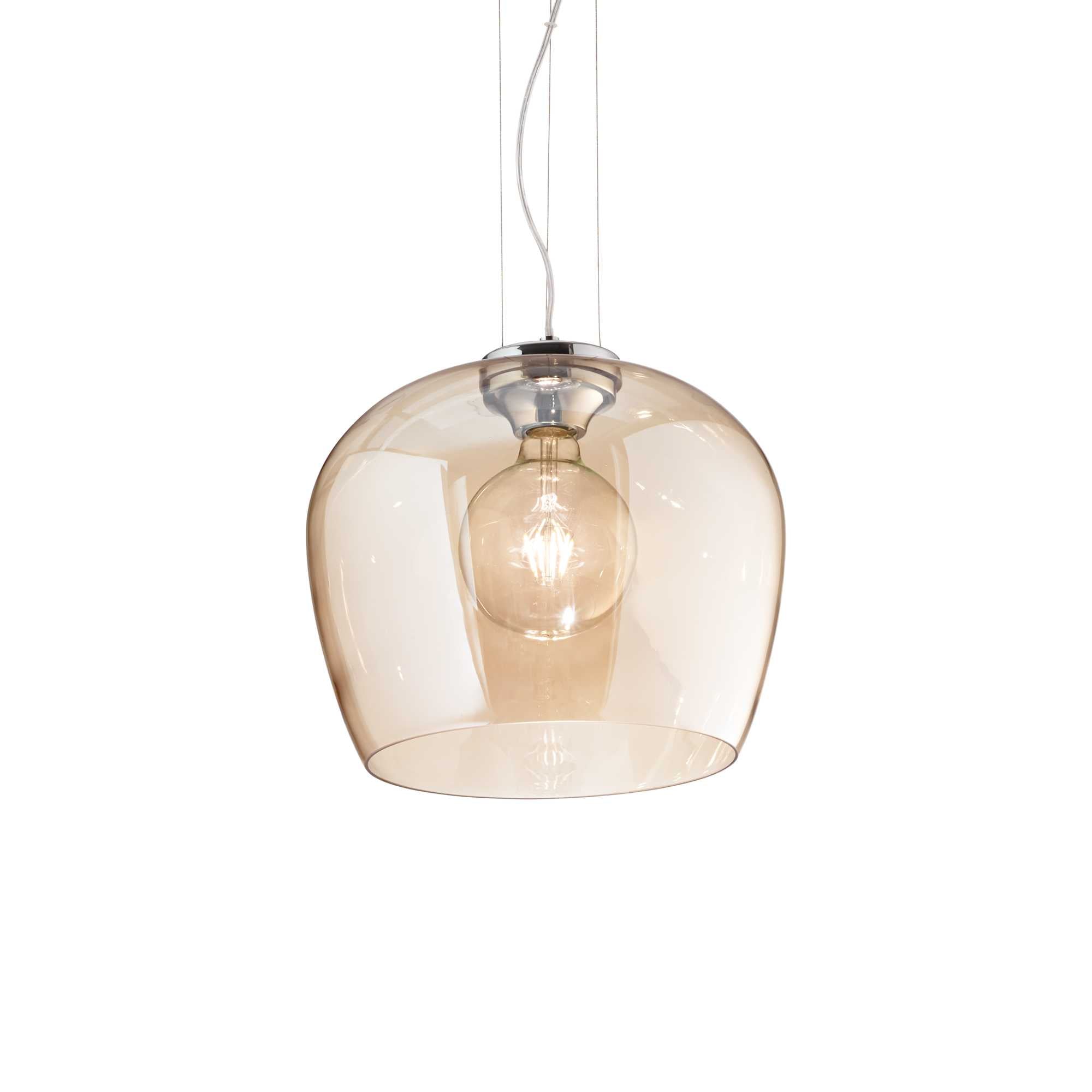 BLOSSOM Pendant Light with 1 Bulb Amber