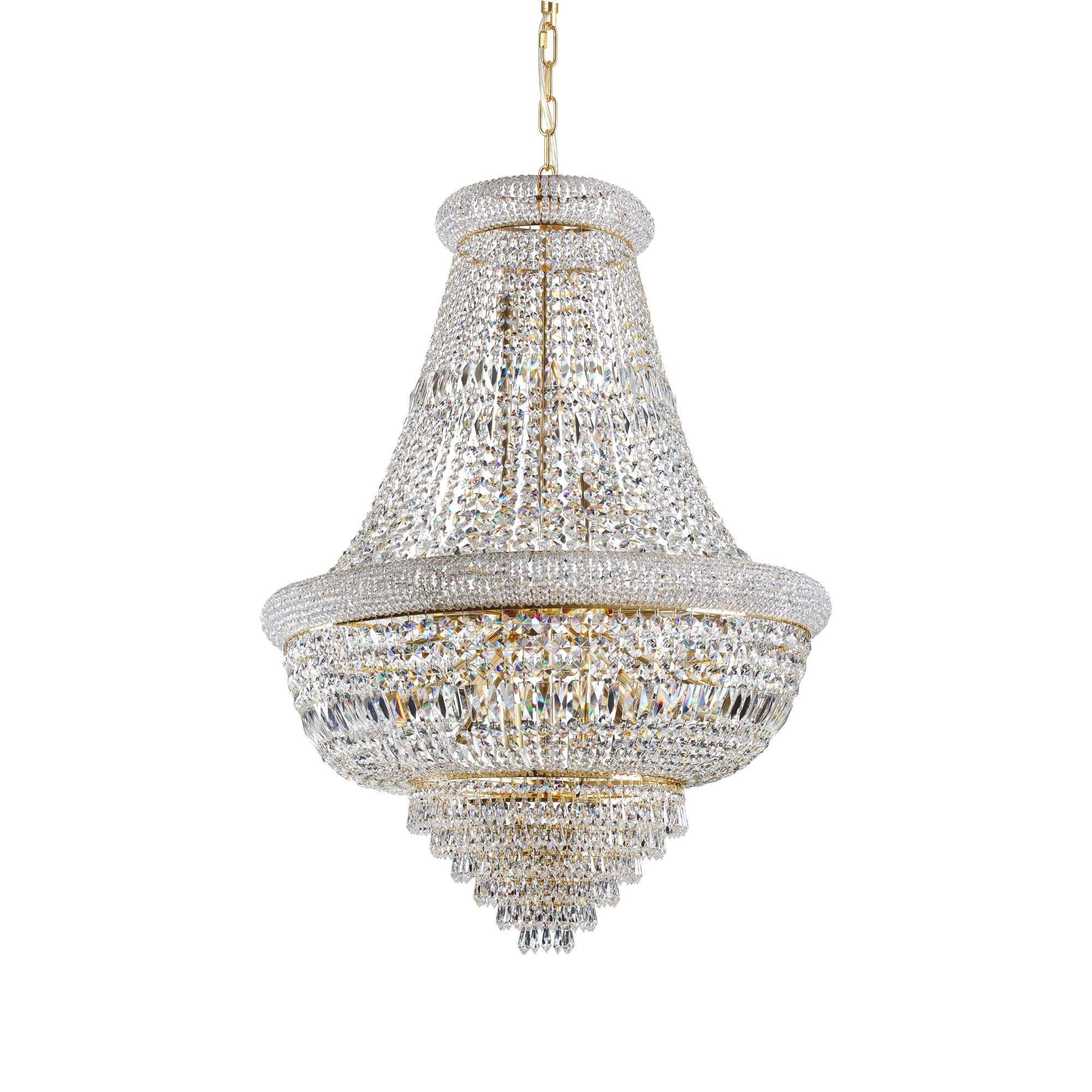 DUBAI Pendant Light with 24 Bulbs Brass