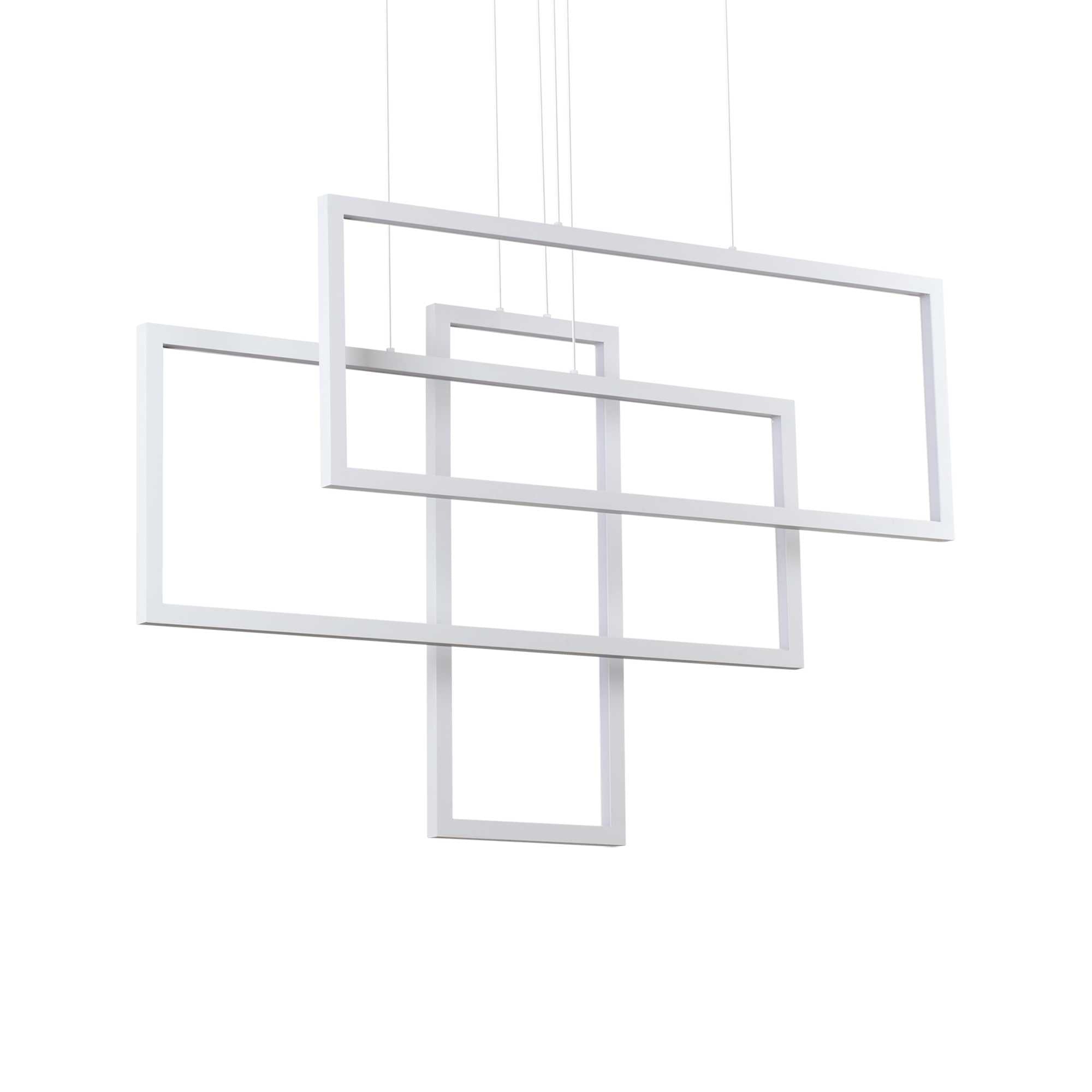 FCopper Pendant Light RETTANGOLO White