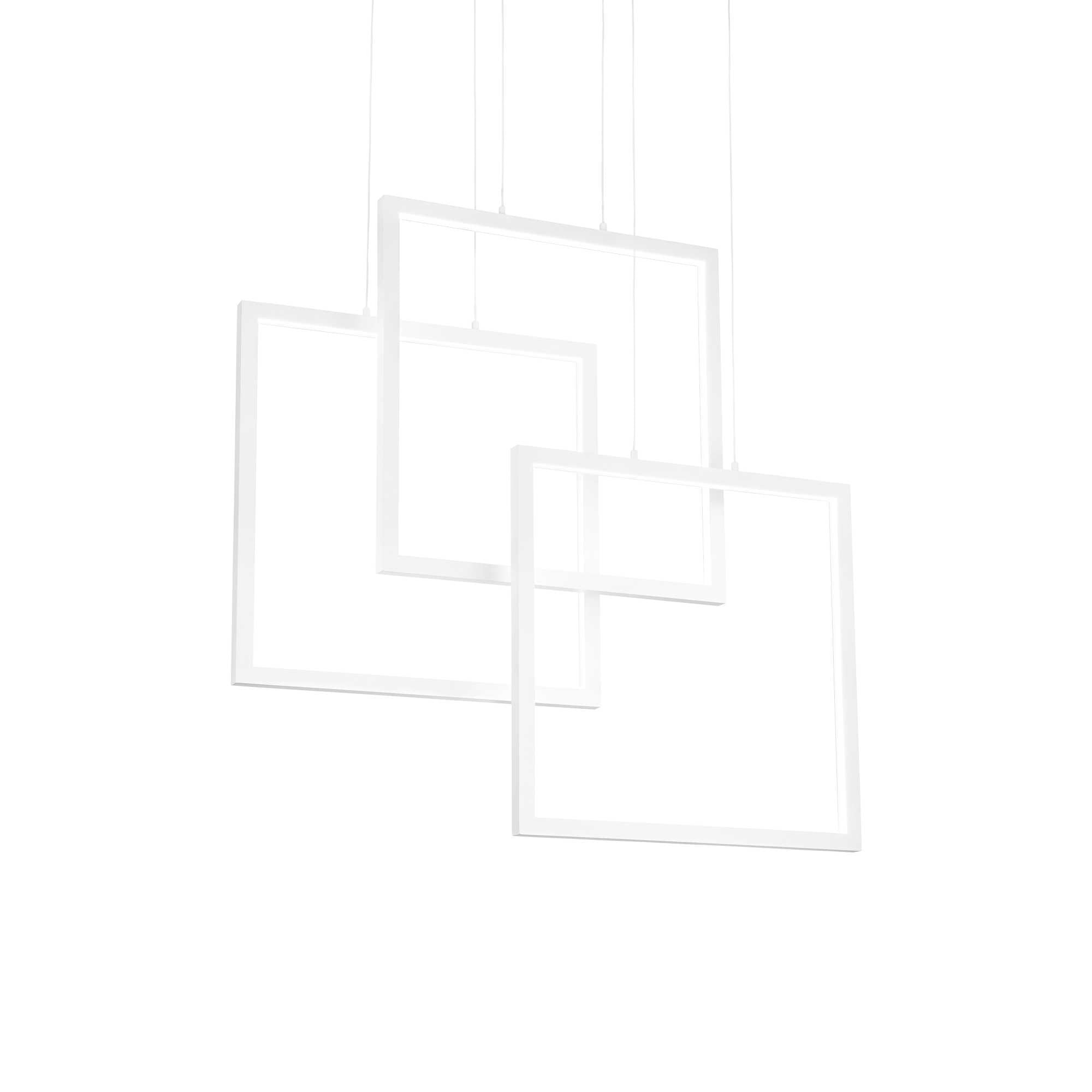 FCopper Pendant Light QUADRATO White