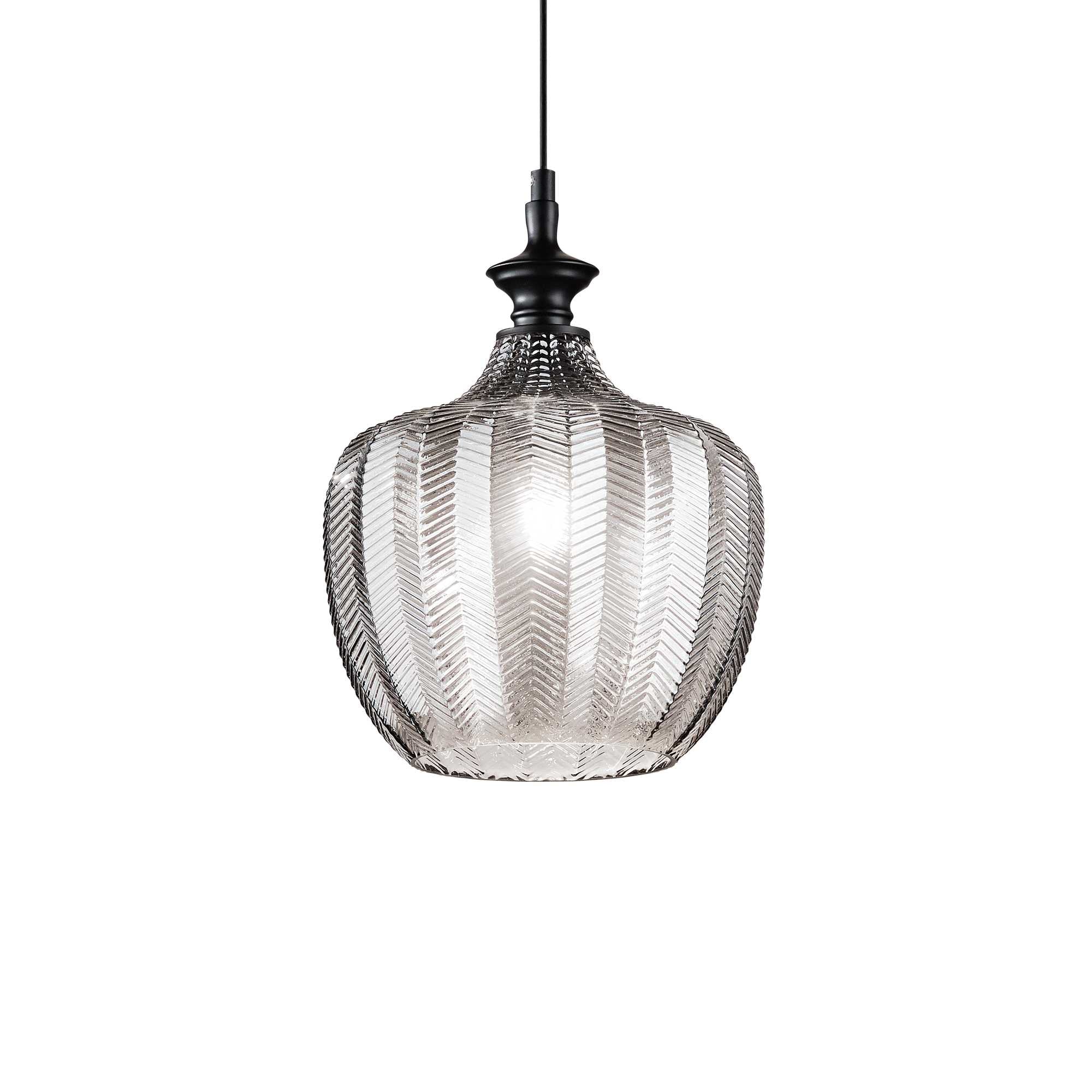 LORD Pendant Light with 1 Bulb Smoked