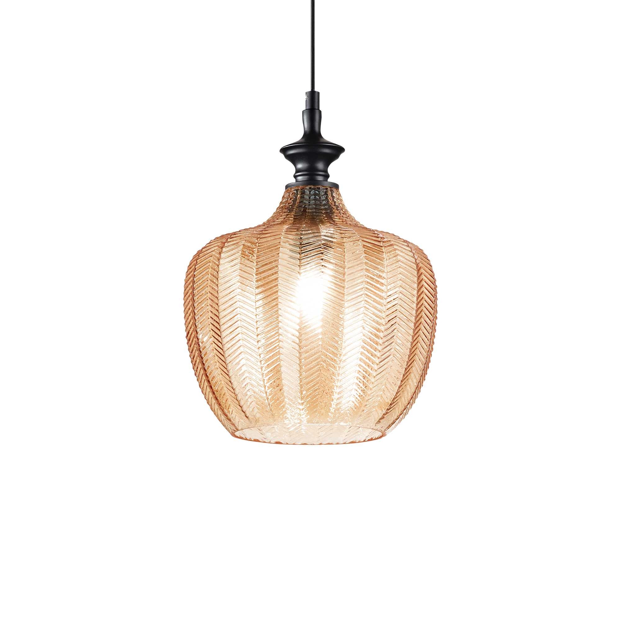 LORD Pendant Light with 1 Bulb Amber