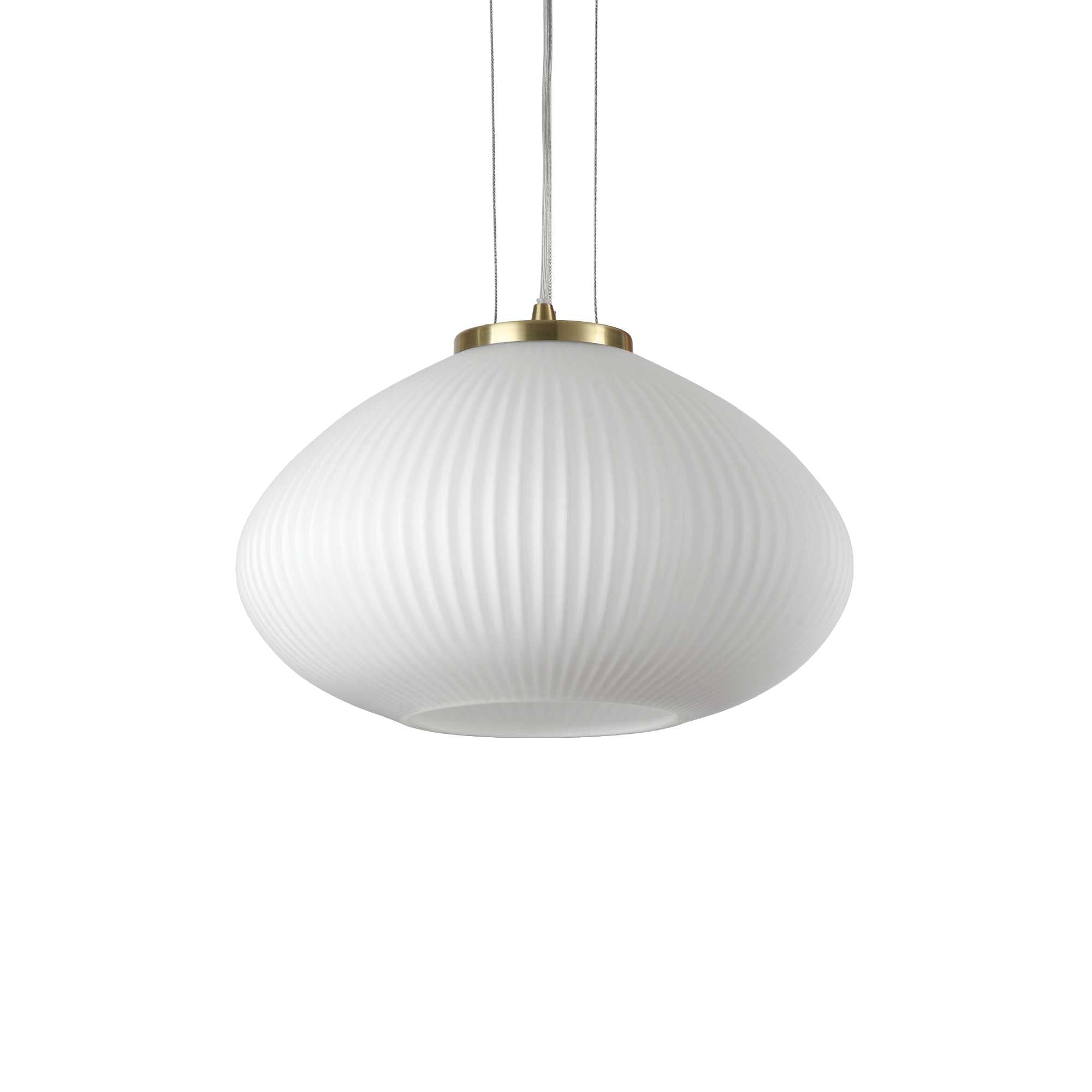 PLISSE' Pendant Light with 1 Bulb D35 Brass