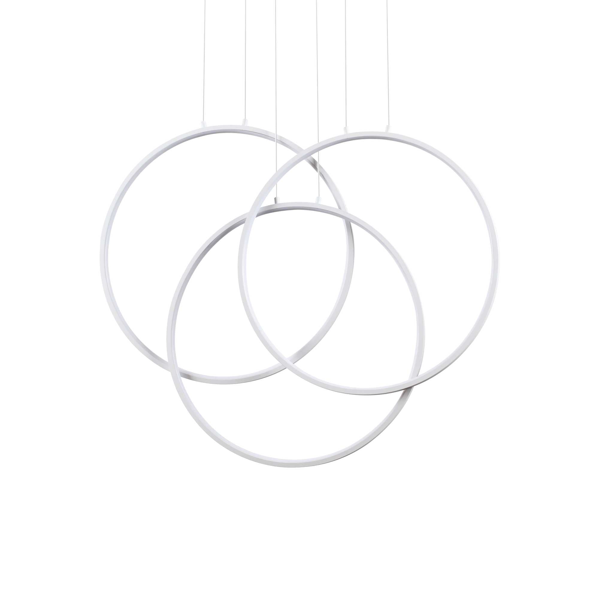 FCopper Pendant Light CERCHIO White