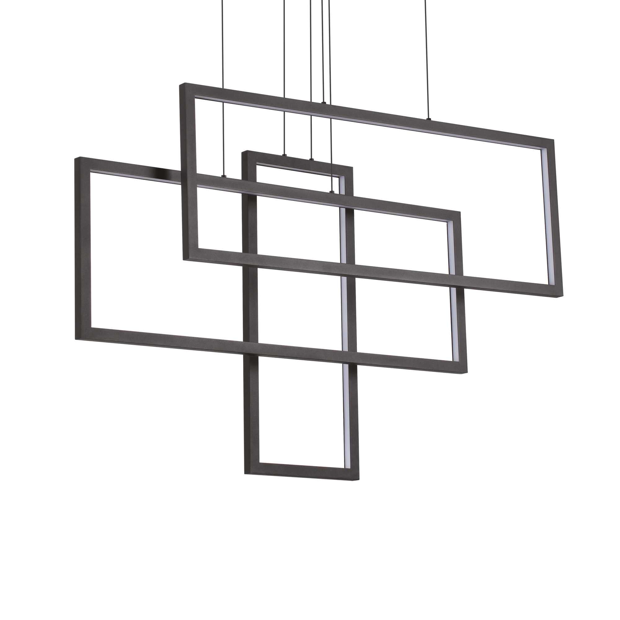 FCopper Pendant Light RETTANGOLO Black