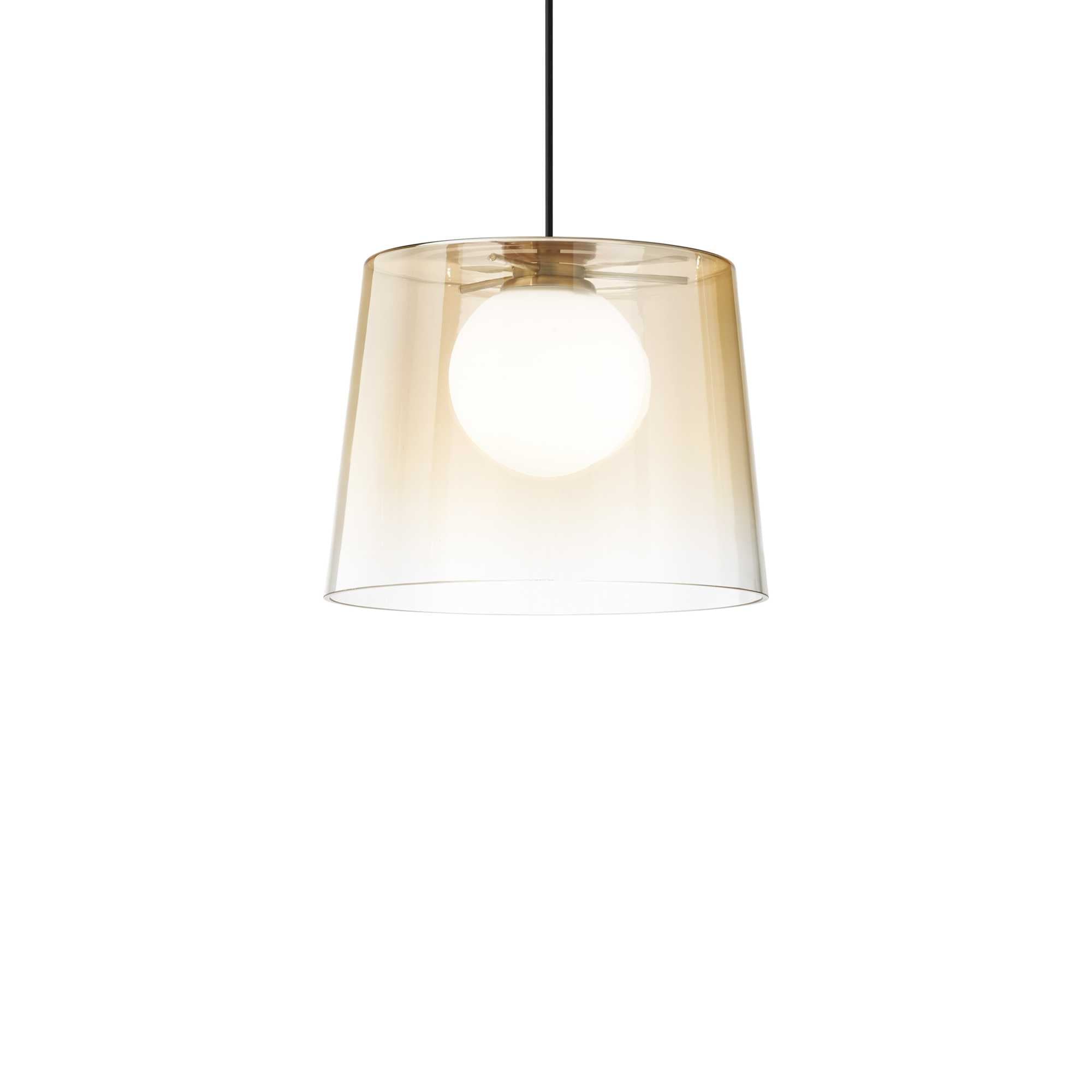 FADE Pendant Light with 1 Bulb Amber