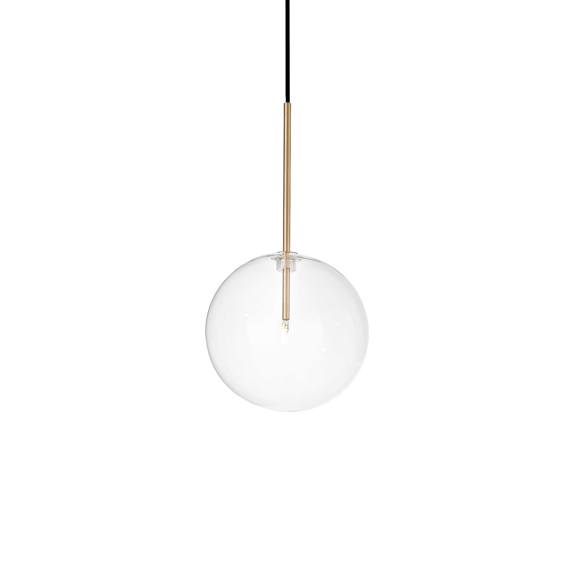 EQUINOXE Pendant Light with 1 Bulb D20 Brass