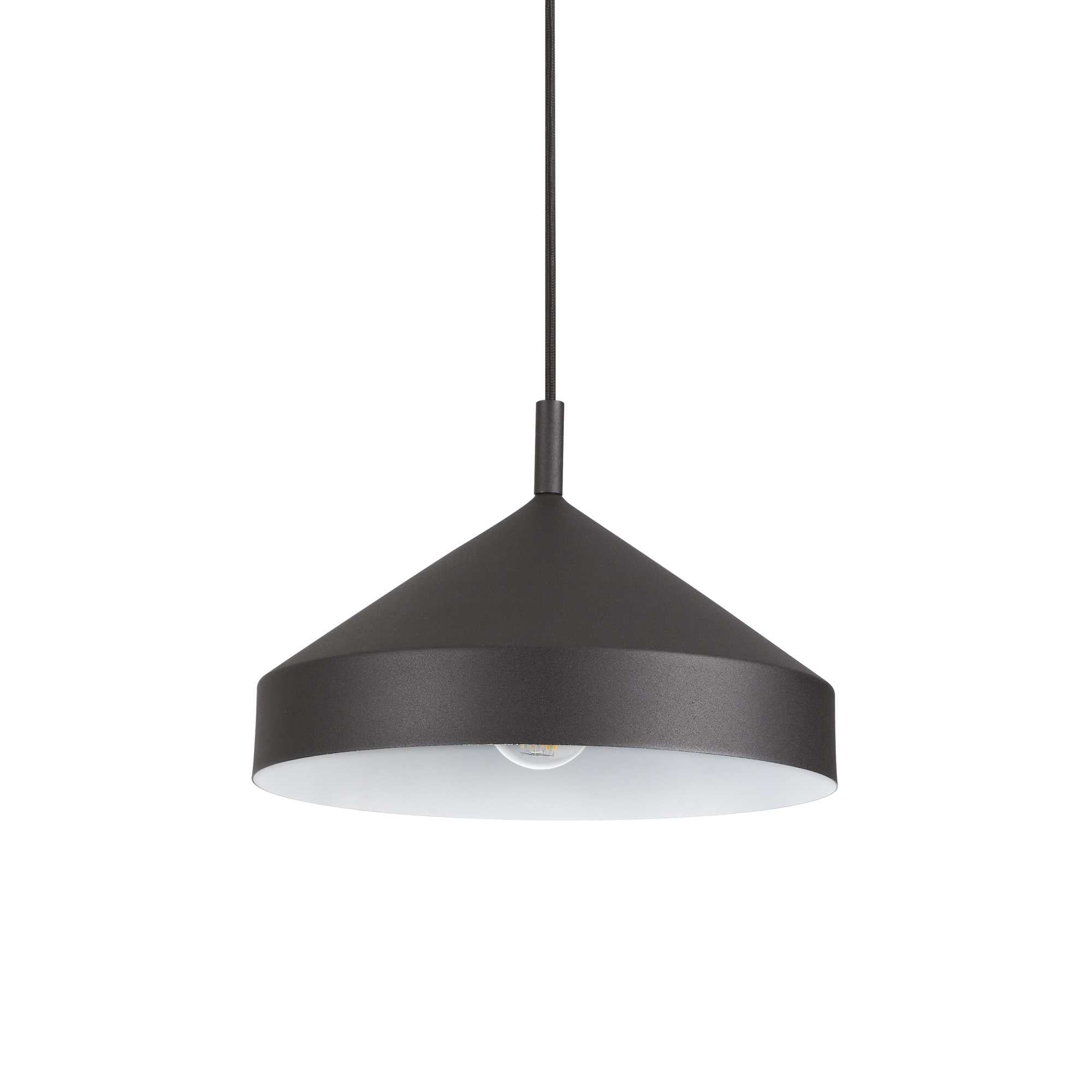 YURTA Pendant Light with 1 Bulb D30 Black