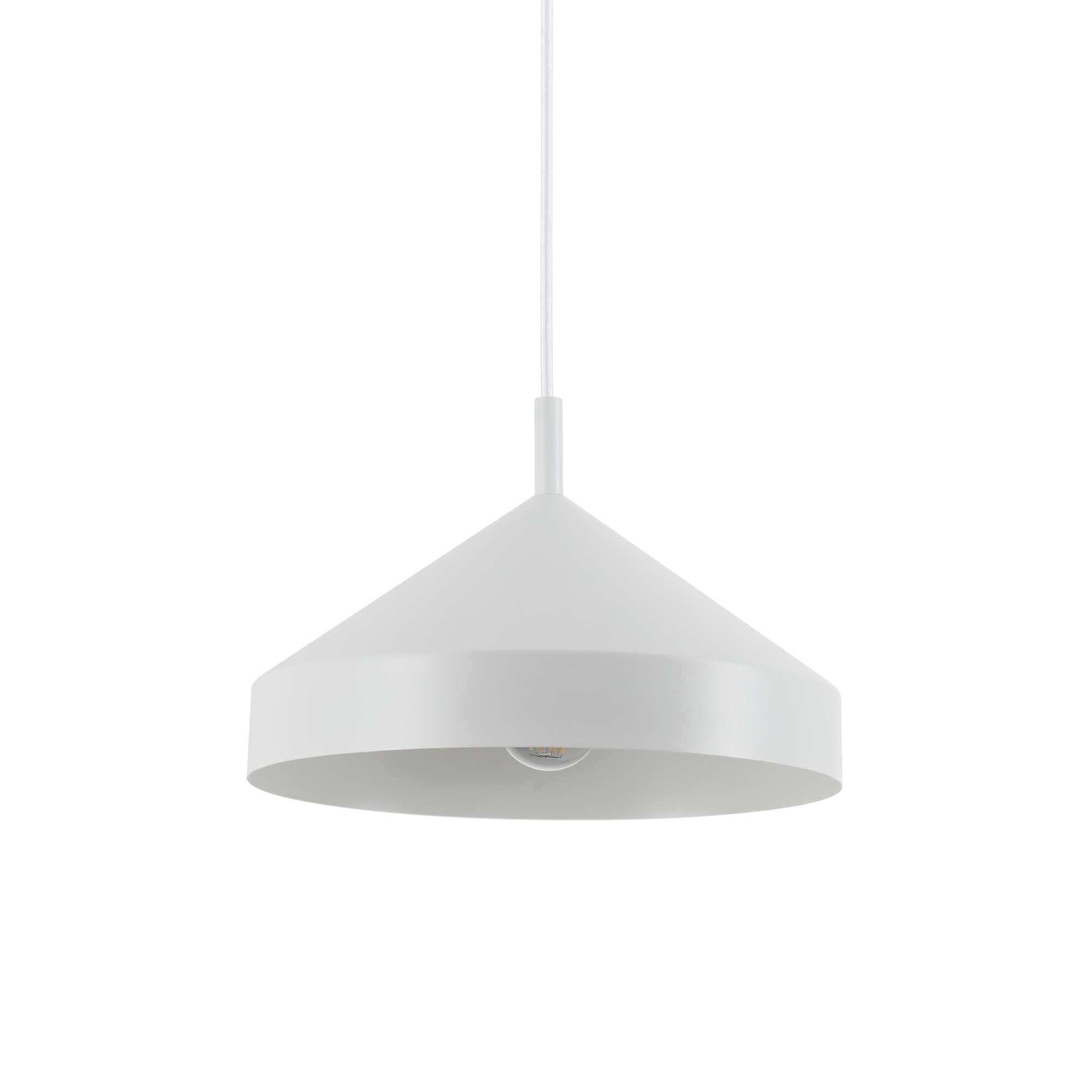 YURTA Pendant Light with 1 Bulb D30 White