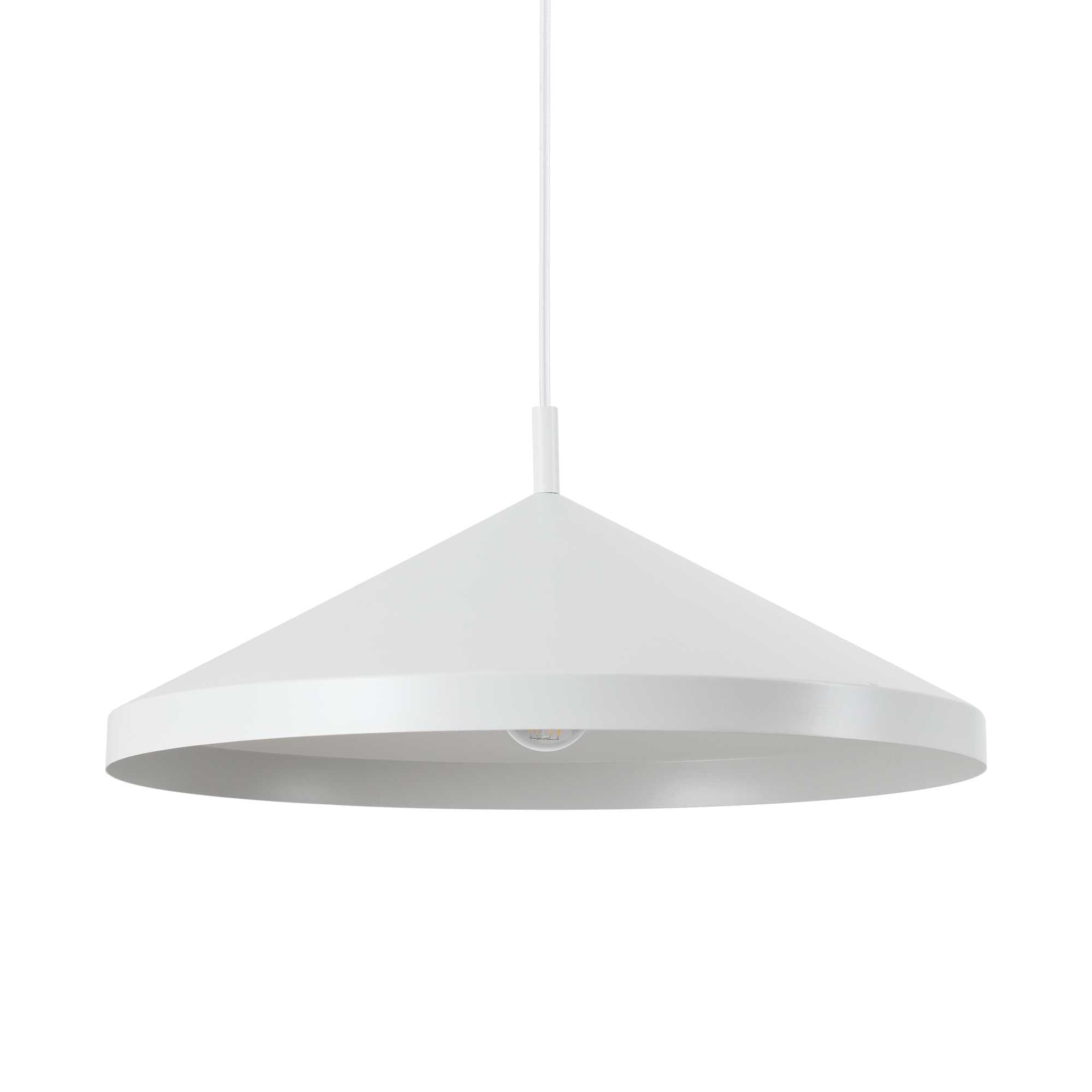 YURTA Pendant Light with 1 Bulb D50 White